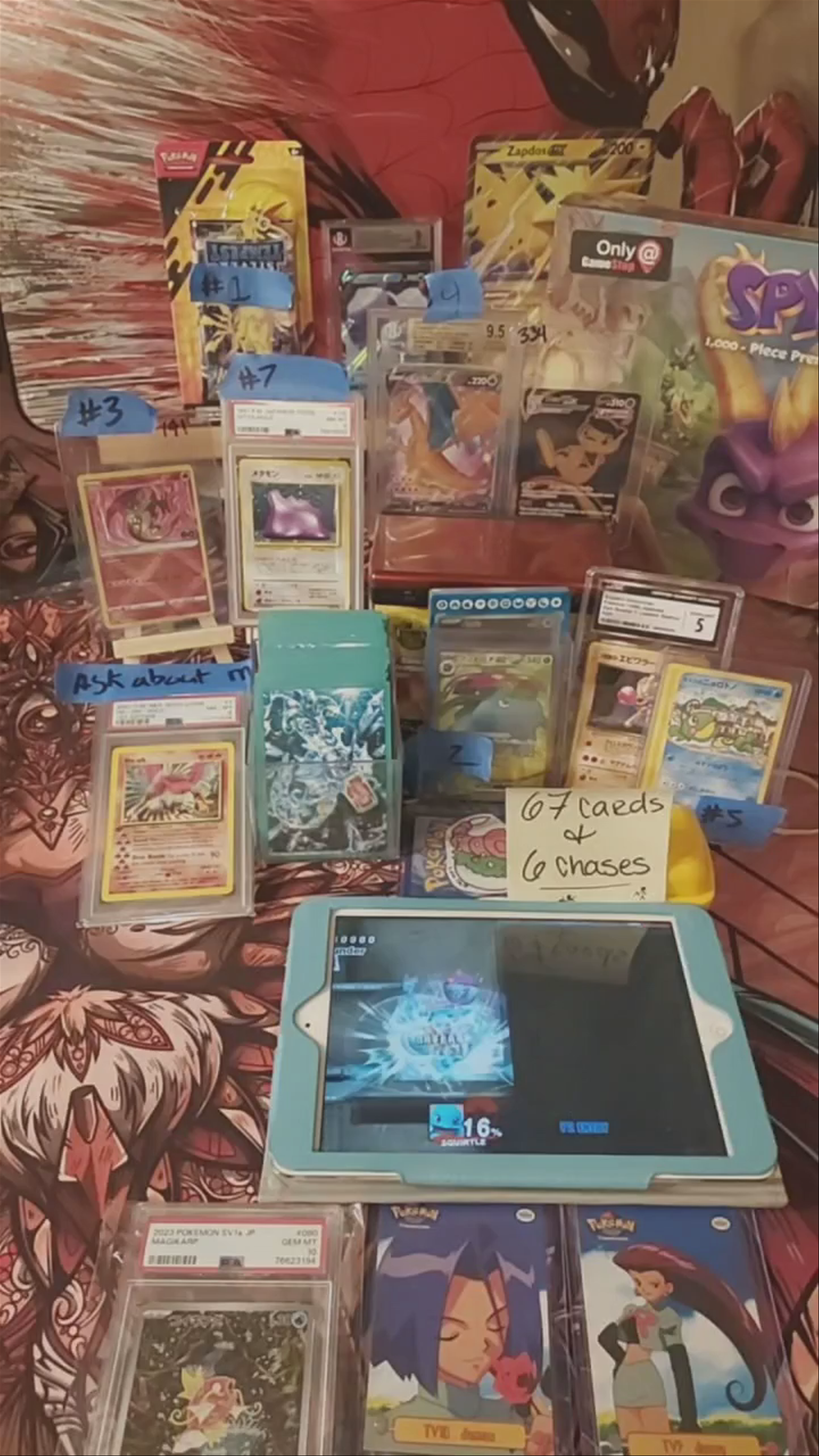 67 cards left & 6 chases remain!!!