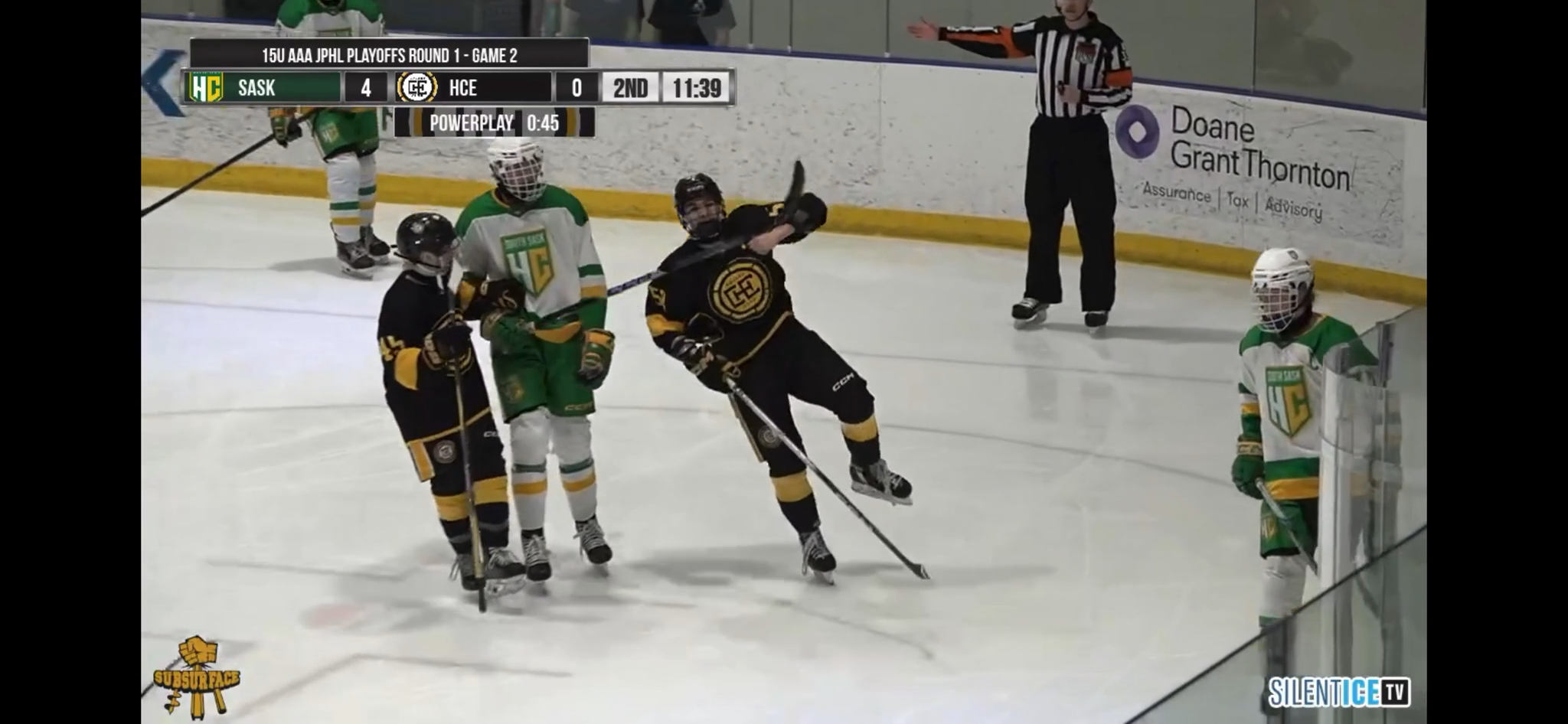 Carson Powers' Stunning Low Glove Goal | HC Edmonton 15U