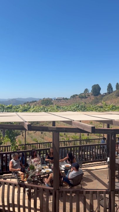 Cordiano Winery - View from patio - Wineries Near Me - Escondido, California