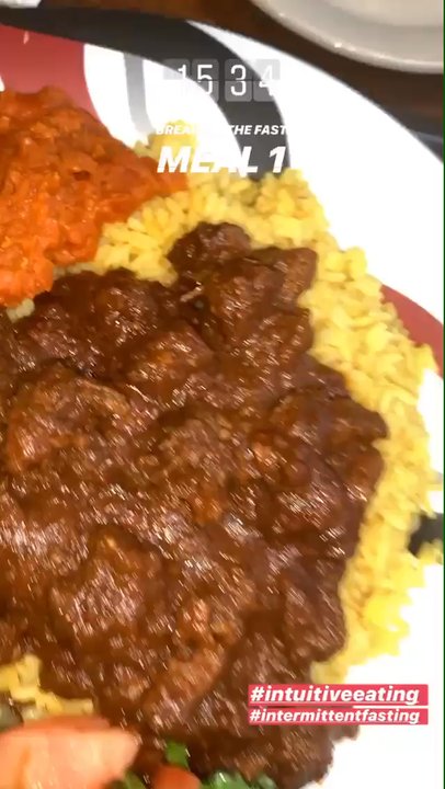 Asmara - Lamb Tibsi with rice and Shiro served traditionally - African Near Me - Portland, Maine