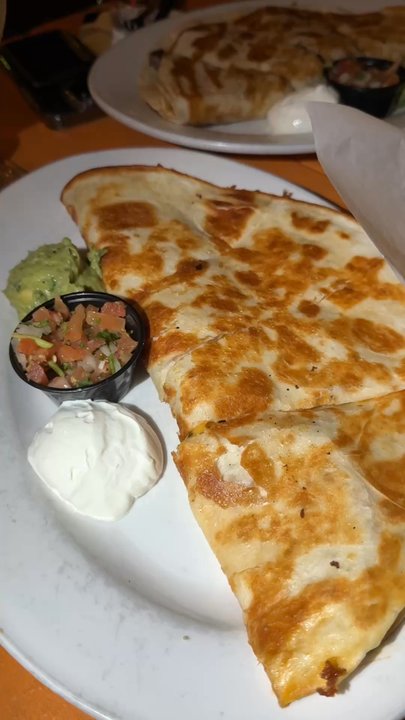 La Mancha - Beef or Chicken Fajita Quesadilla - Tex-Mex Near Me - Austin, Texas