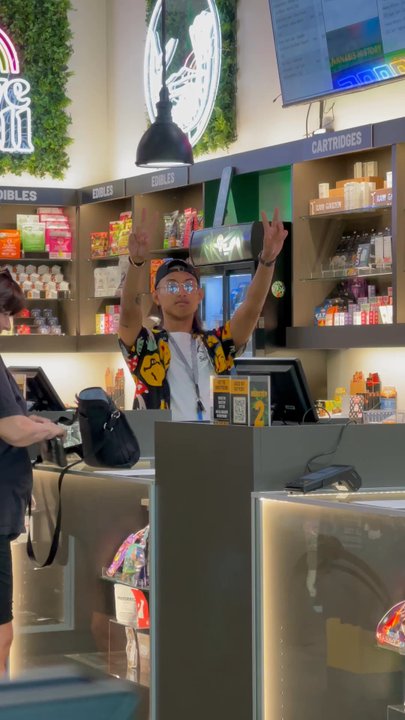 The Bright Spot - Goofin around a little with the custies :) - Cannabis Dispensaries Near Me - Fairfield, California