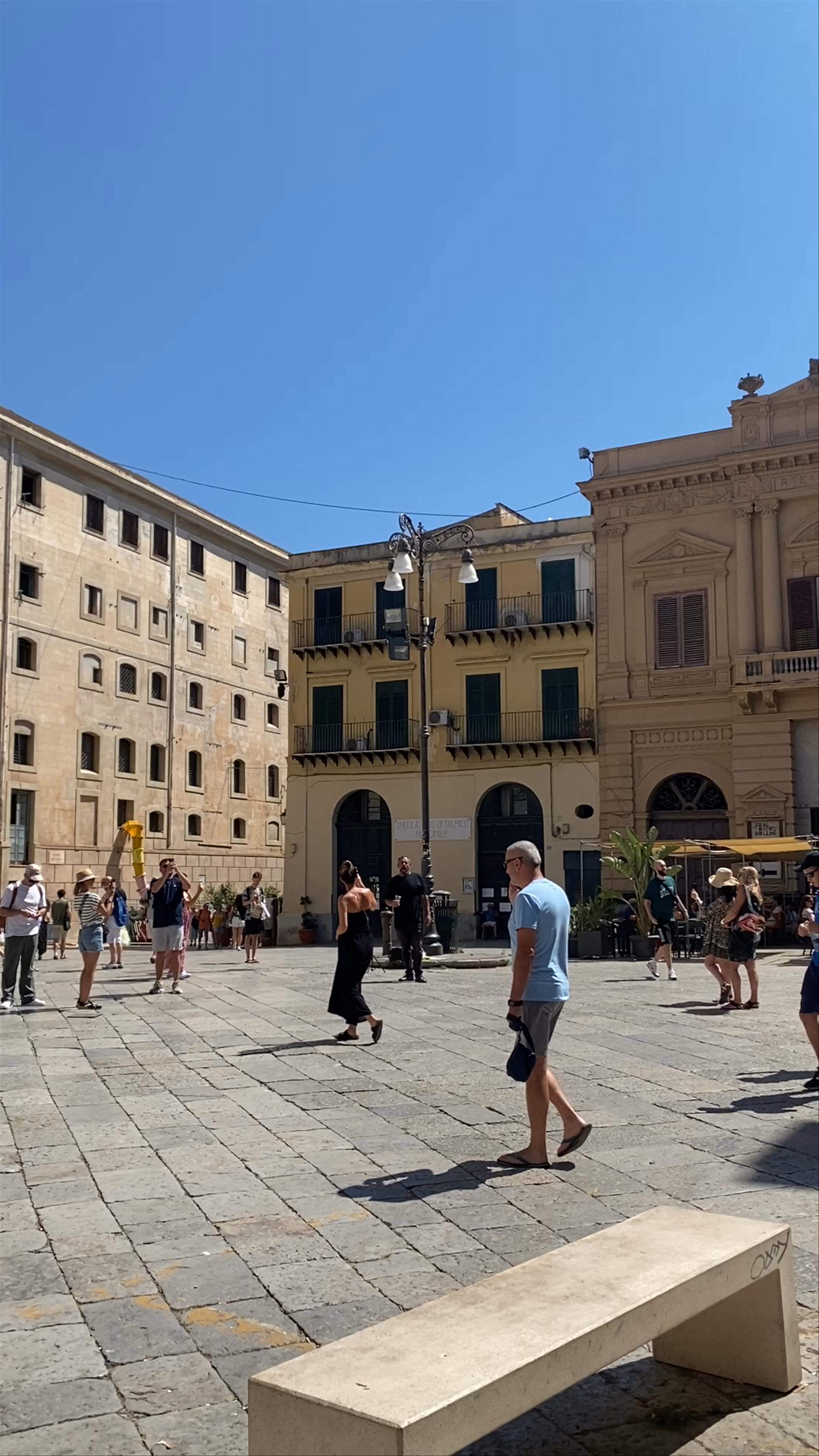 Sunlit Stroll at Chiesa di San Cataldo, Palermo