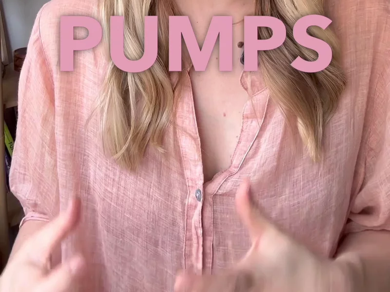 Wearable breast pumps