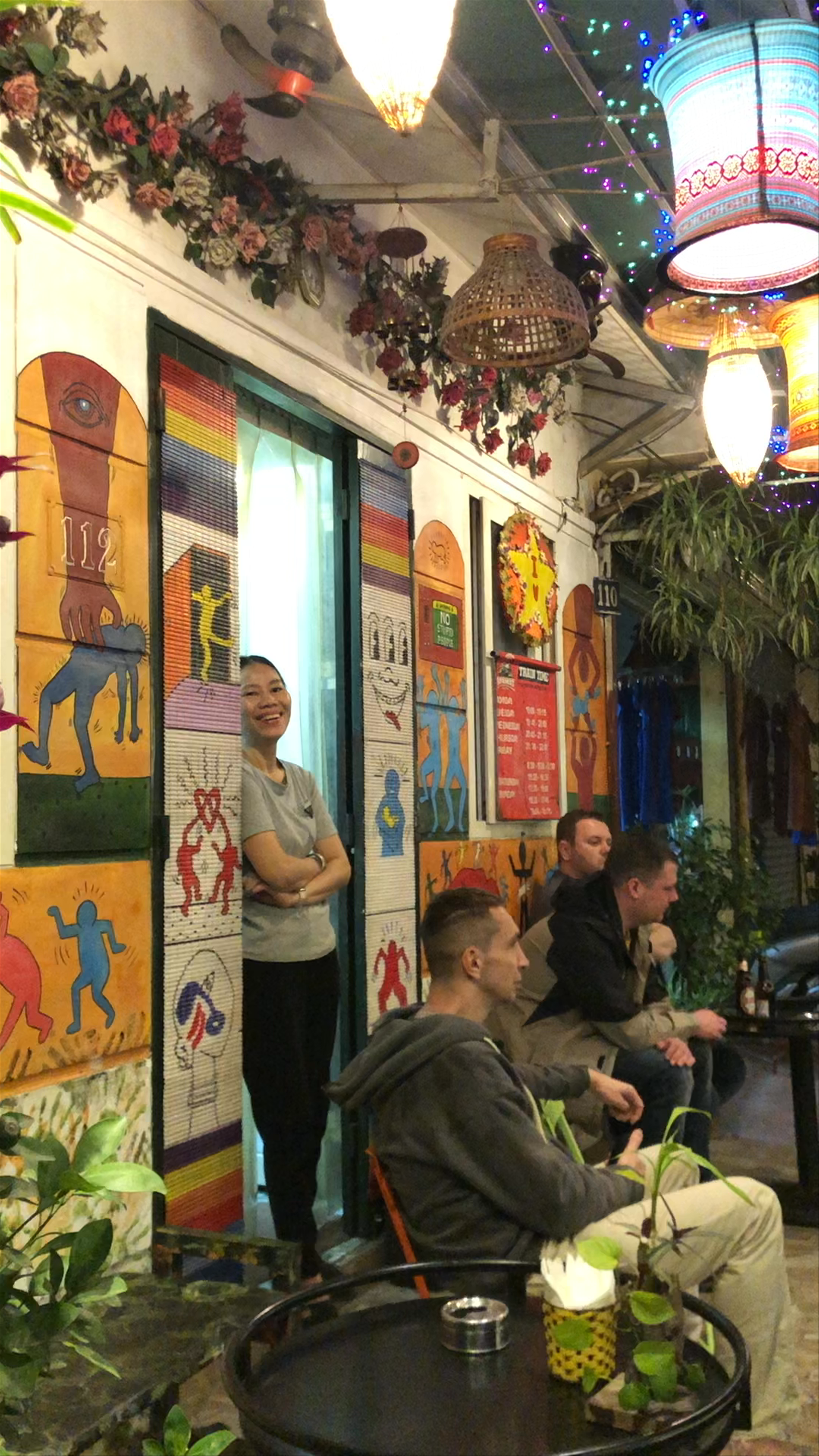 Evening Vibes at Railway Cafe along Hanoi's Train Street