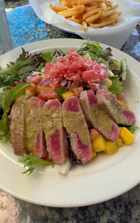 Blue Ridge Grill - Delicious ahi tuna salad. - Seafood Near Me - Brambleton, Virginia