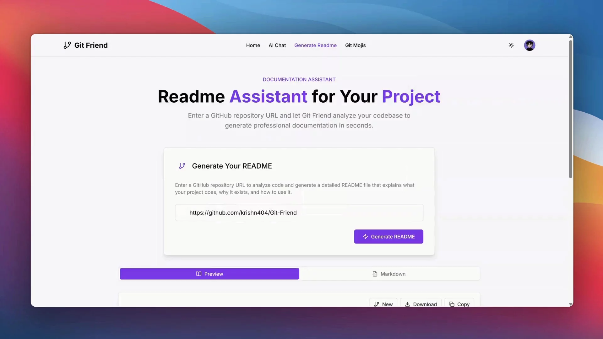 GitFriend - Git and github AI companion image 1