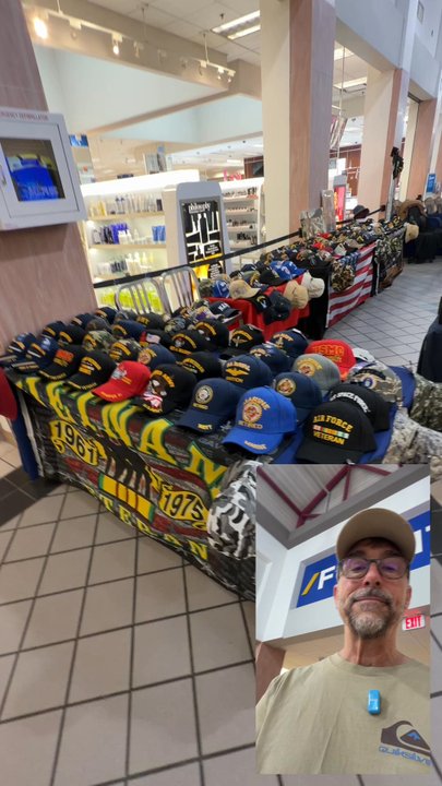 Navy Exchange - My feature area at the Navy Exchange today are the military hats and accessories section near the store entrance! Check it out Vets! - Furniture Stores Near Me - Jacksonville, Florida