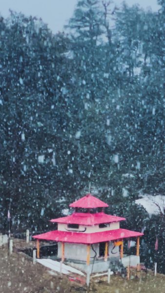 Photo of Heavy snowfall in Da
