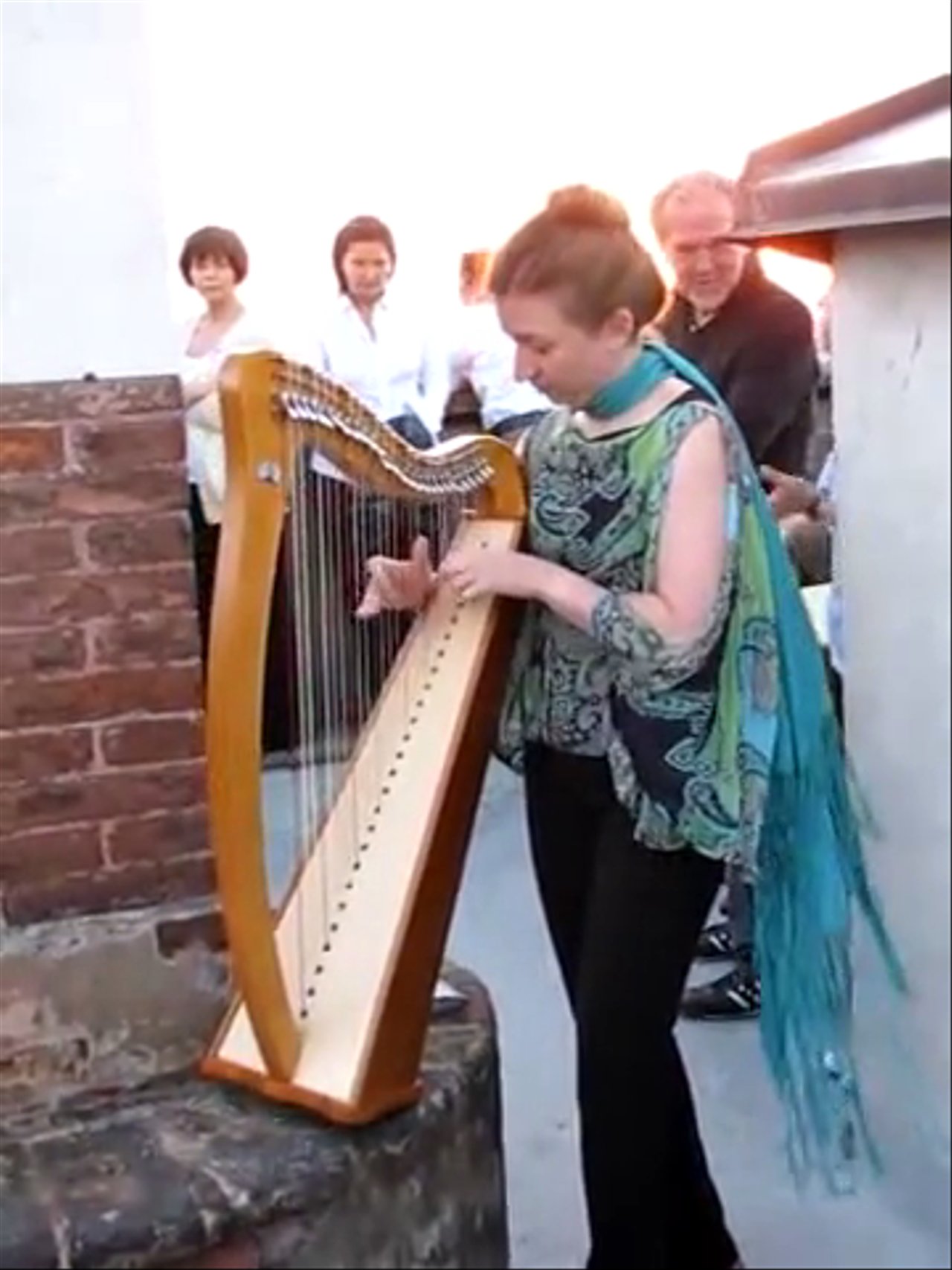 Maria Harpist - Event in Florence - video 2