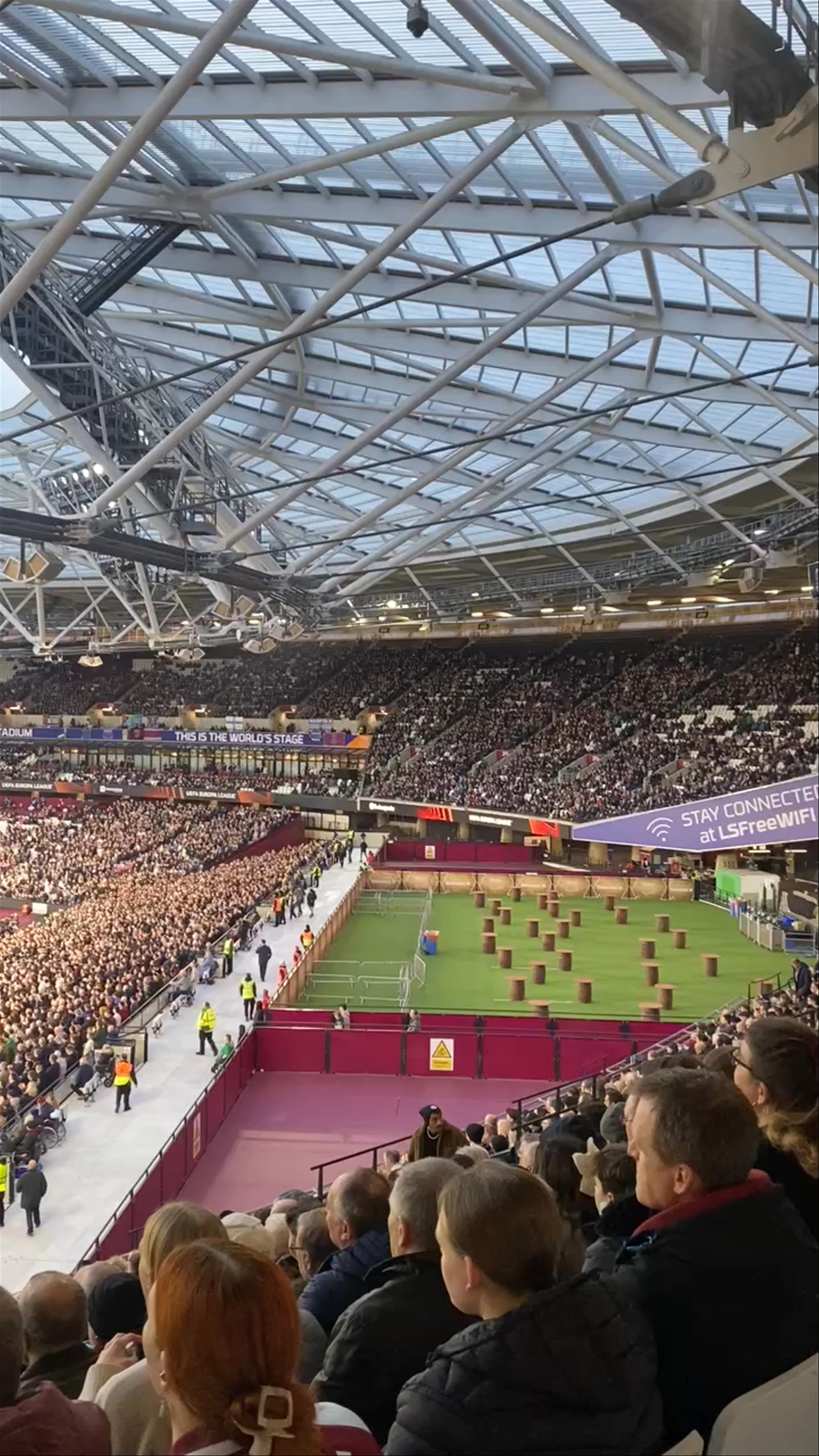 Electric Matchday Atmosphere at London Stadium