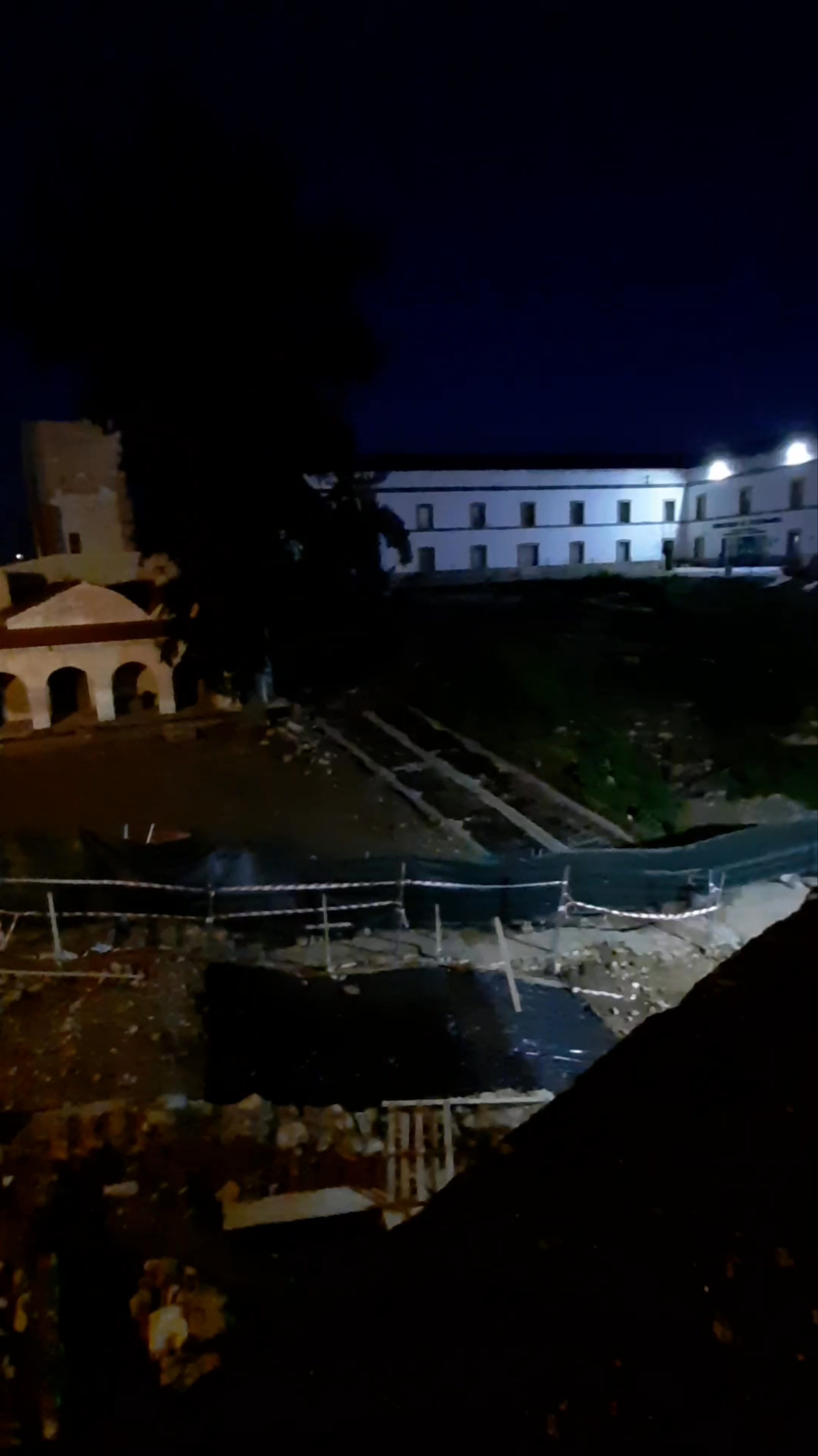 Nocturnal Wander at Muralla de Badajoz: Medieval Walls under Starlit Skies