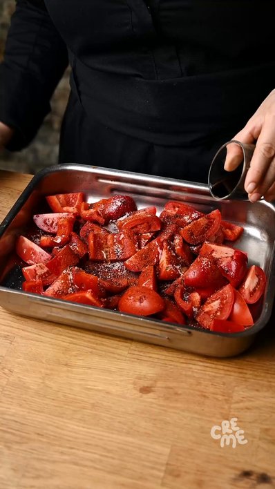 Roasted Tomato & Basil Gazpacho