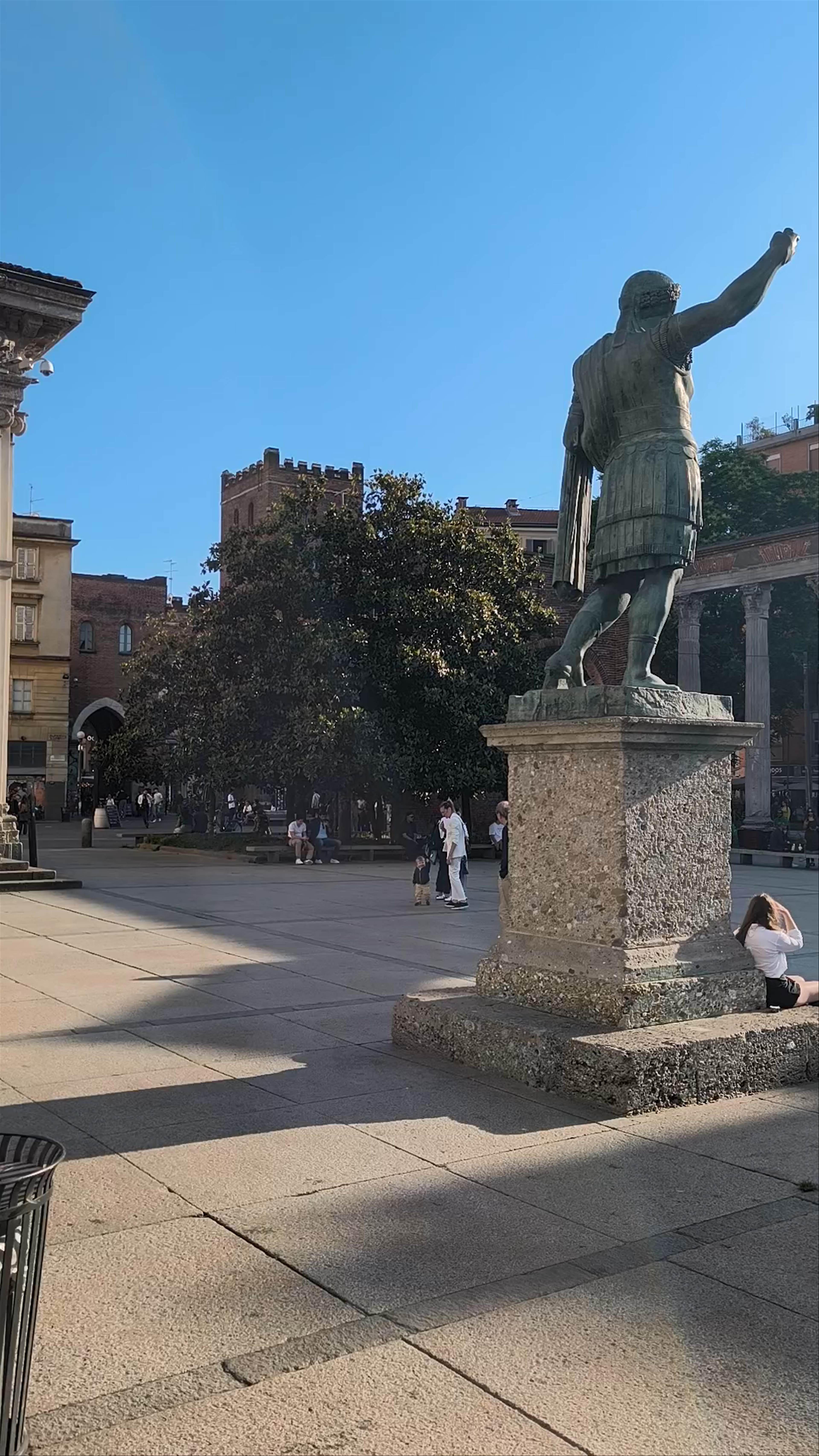 Statua di Costantino: Historic Landmark in Milan’s Vibrant Corso di Porta Ticinese