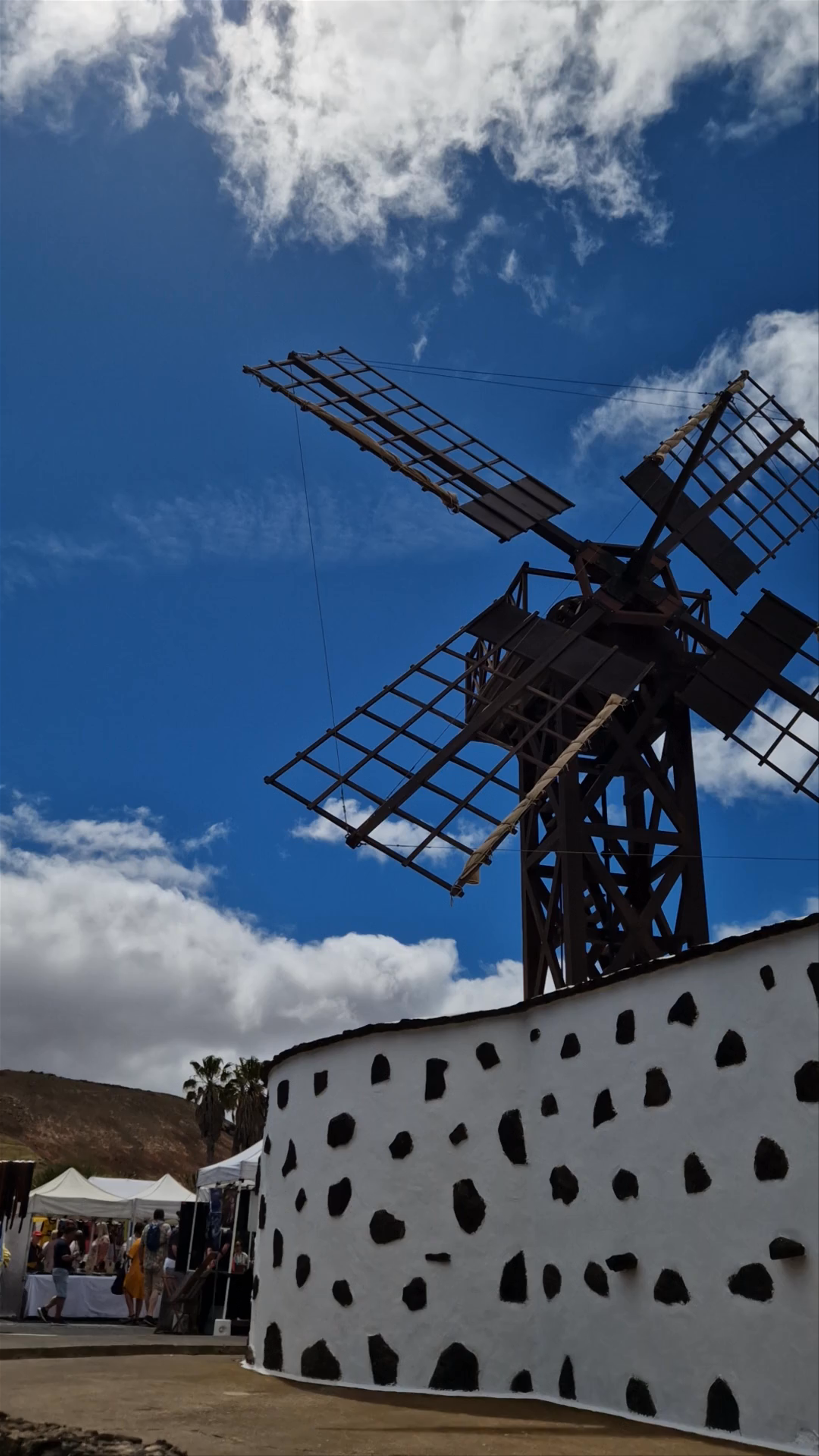 Charming Traditional Windmill at Molina de Teguise, Canary Islands