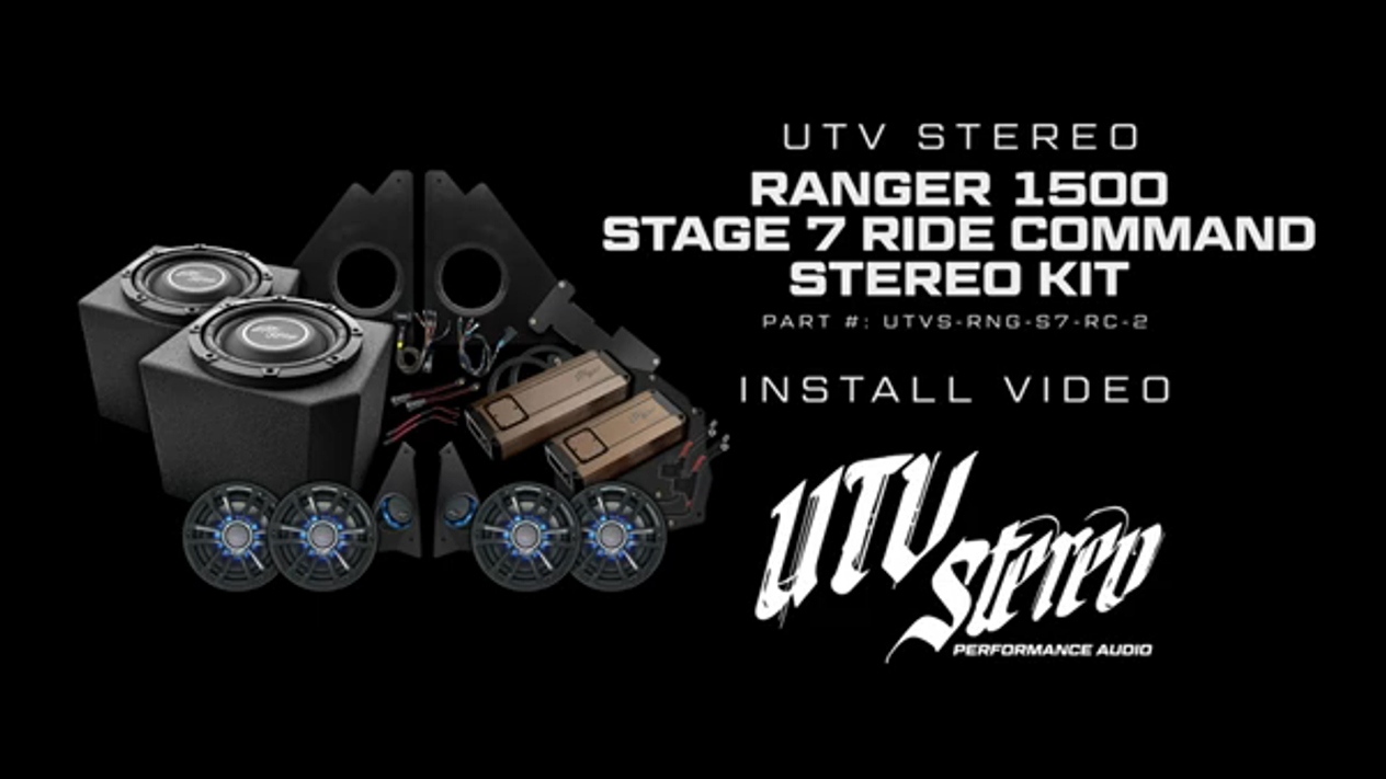 UTV Stereo Polaris® Ranger 1500 Stage 7 Ride Comma
