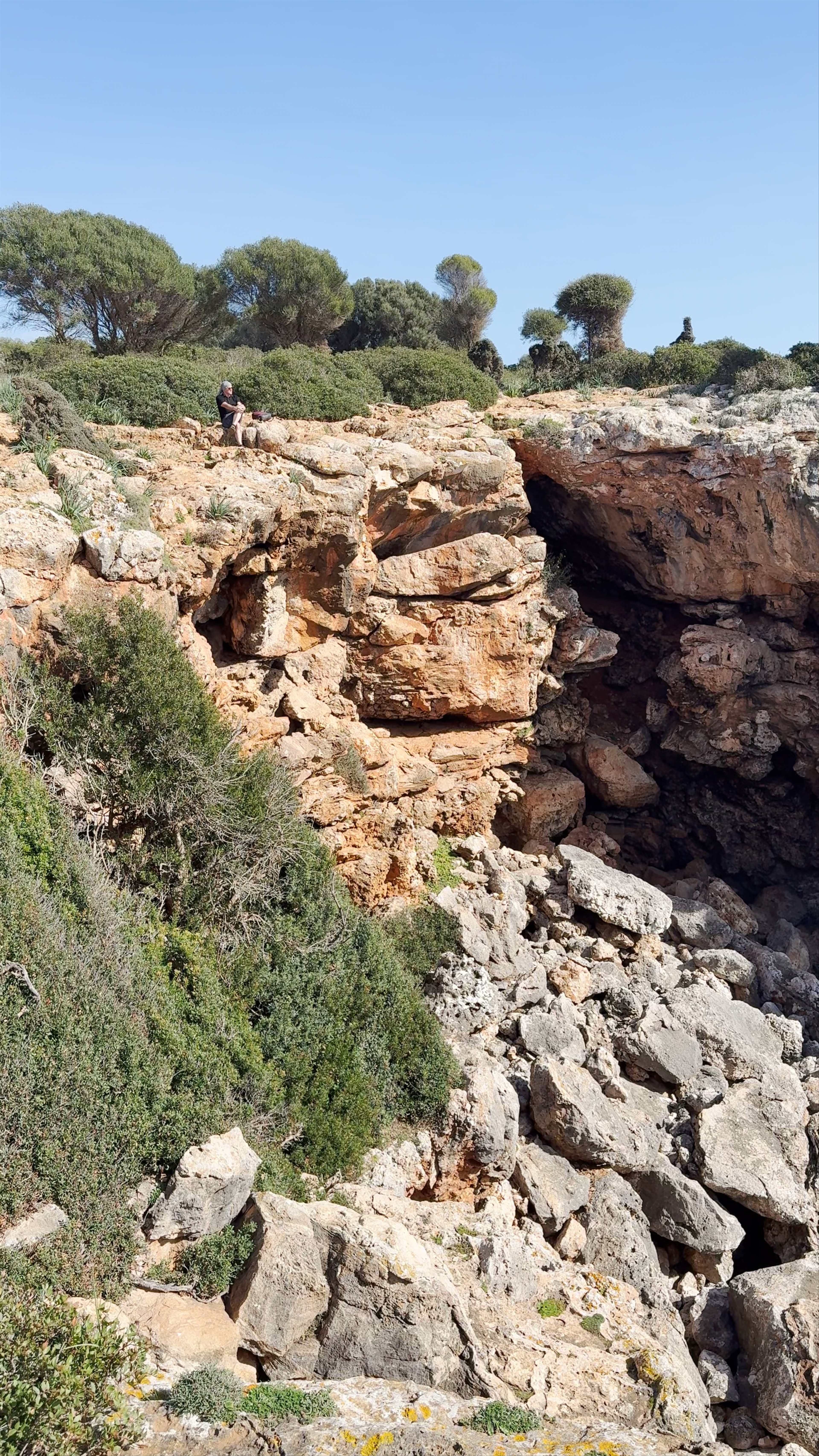 Pont natural d'Es Caló Blanc