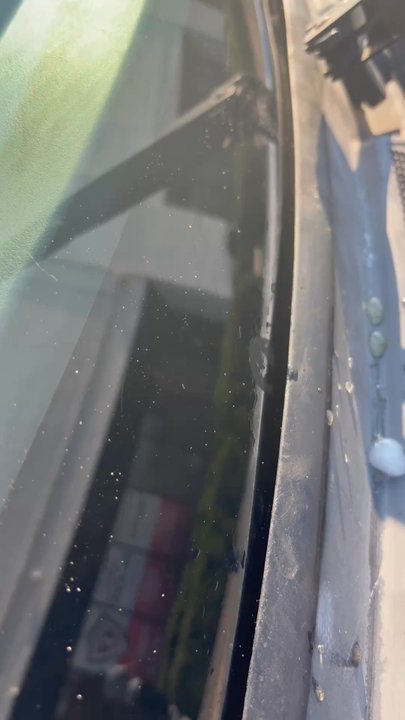 TruShield Auto Glass - The gap between the cowl panel and the windshield. - Auto Glass Services Near Me - Morrow, Georgia