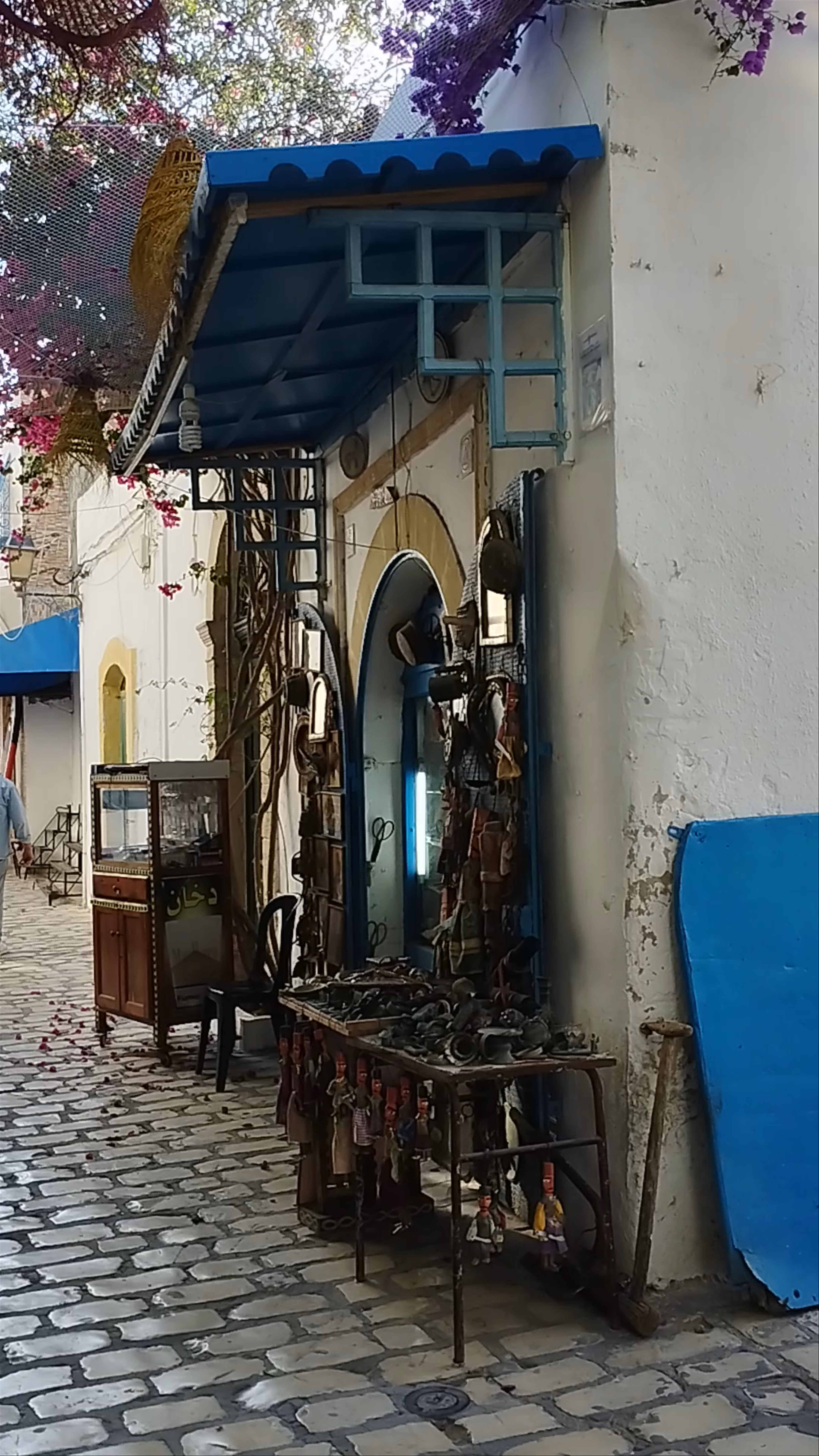 Enchanting Streets and Cozy Cafés of Place du Caire, Mahdia, Tunisia