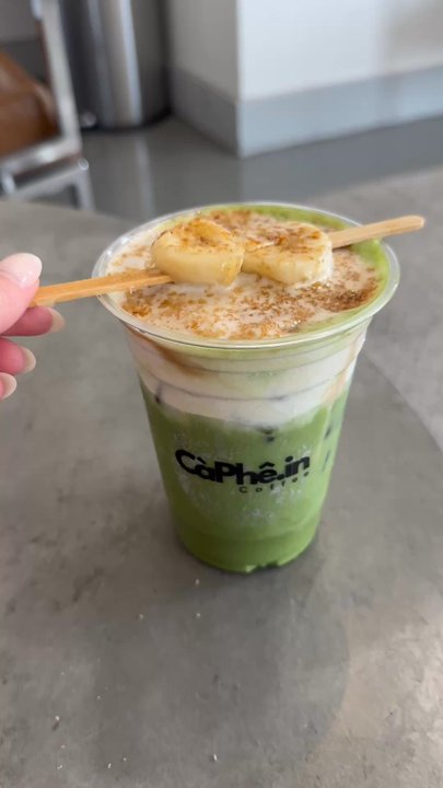 CaPhein  Coffee - Banana Cream Matcha | IG: @jenns.noms creamy, rich, delicious - Coffee & Tea Near Me - Austin, Texas