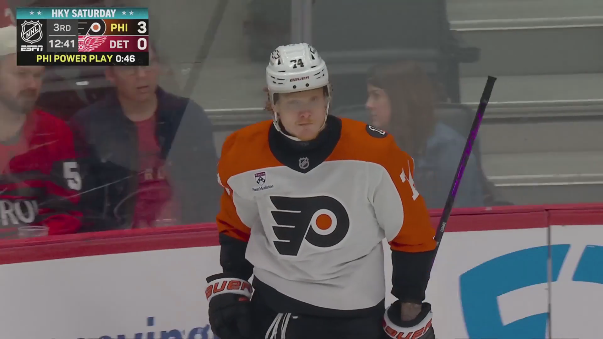 Owen Tippett Hat Trick Leads Flyers to 5–3 Win · Mar. 28, 2026