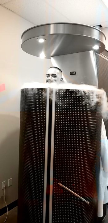 CryoFloat360 - Here's me looking creepy lol - Cryotherapy Near Me - Bakersfield, California