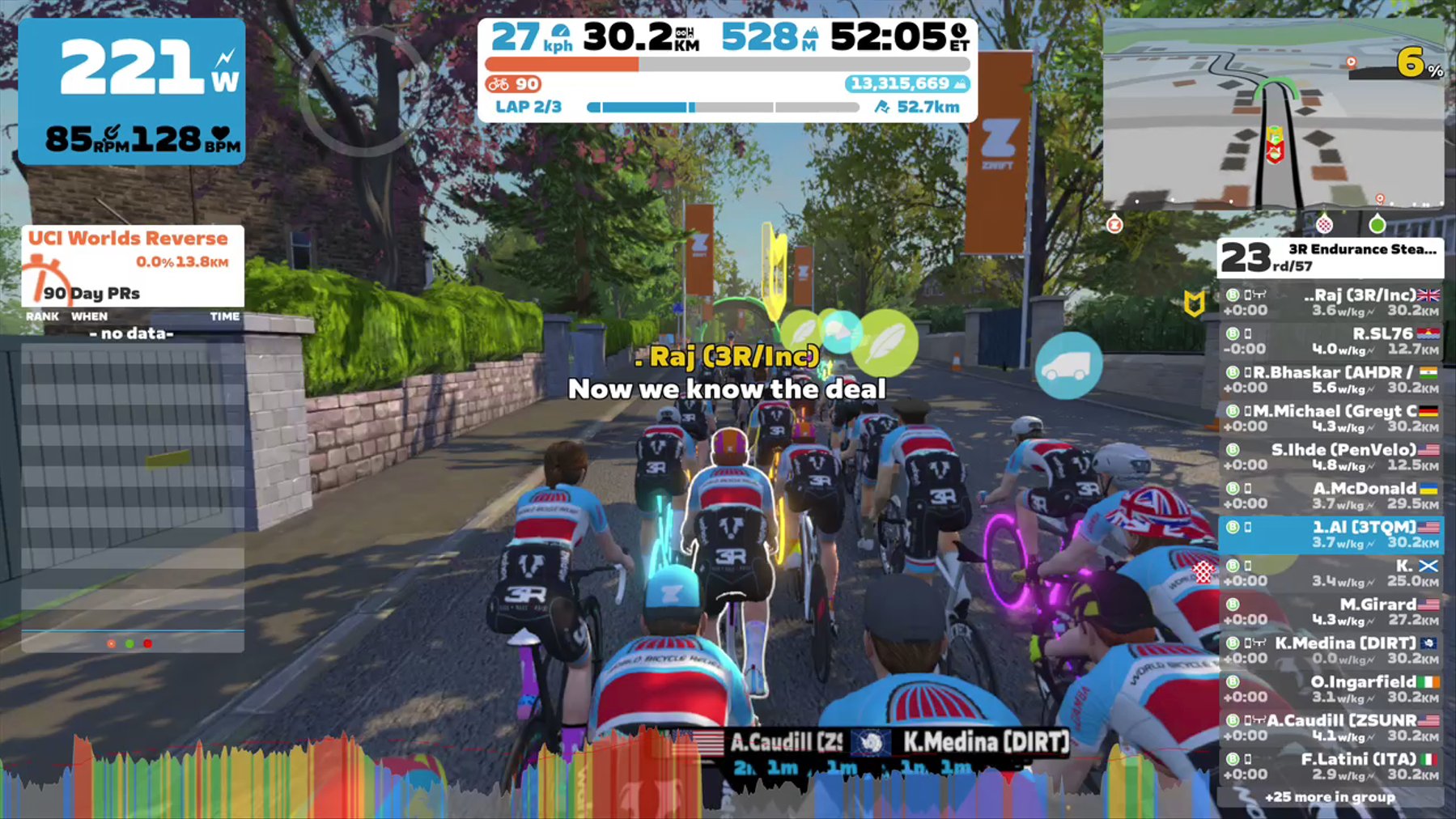 Zwift - Group Ride: 3R Endurance Steady Ride (B) on Royal Pump Room 8 in Yorkshire