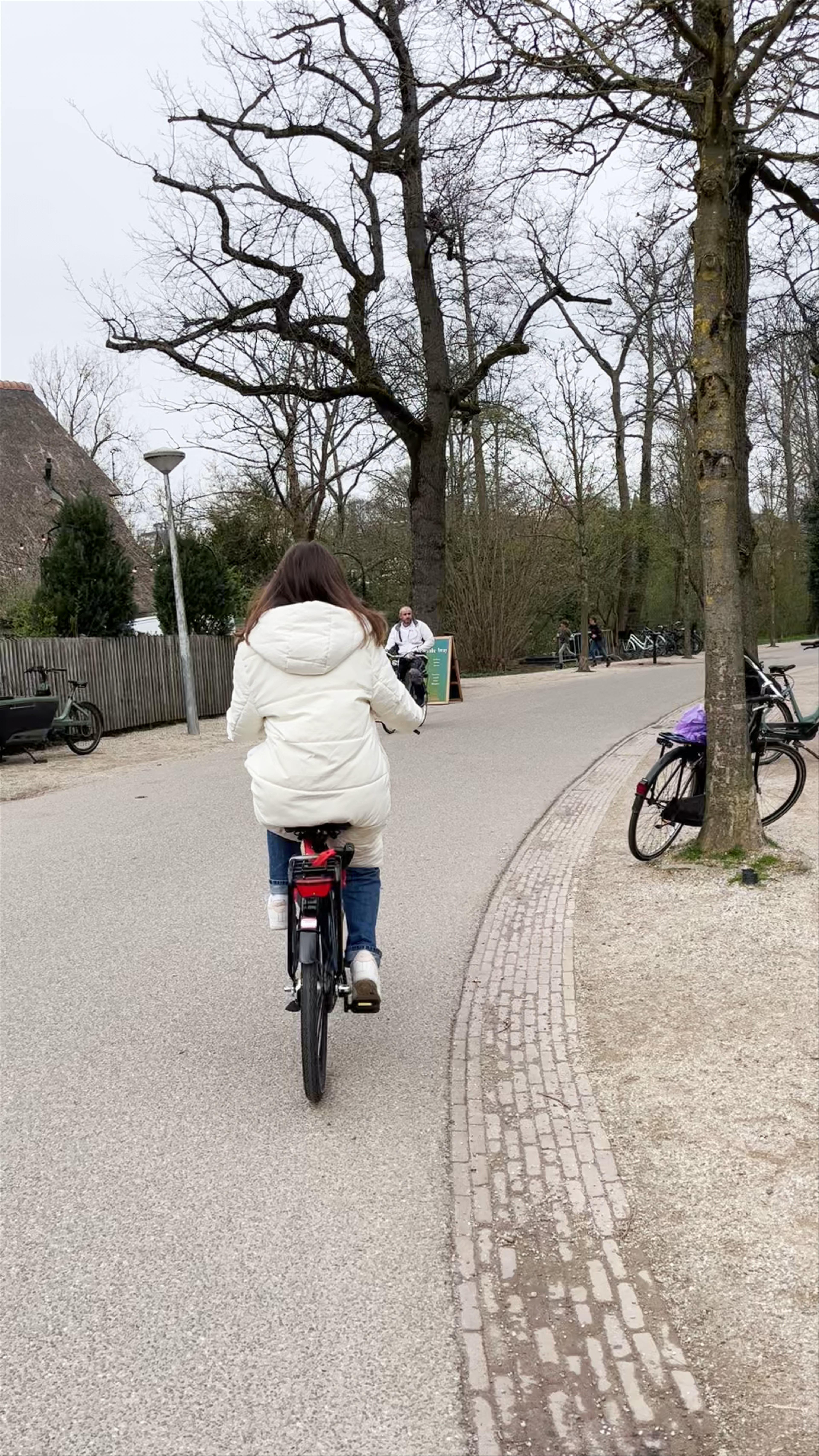 Cycling Through Vondelpark: Springtime Serenity in Amsterdam
