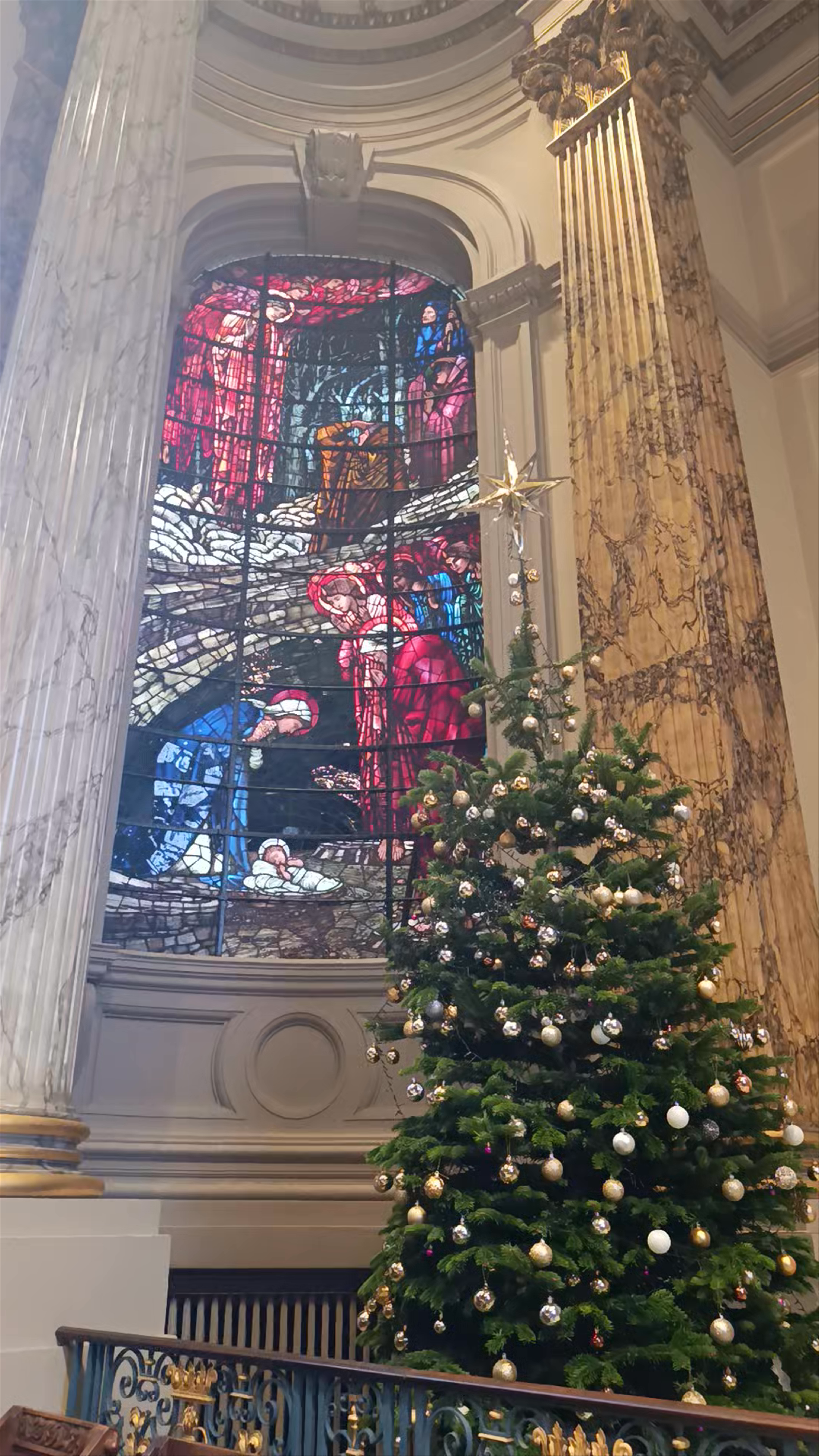 Celebrating Christmas Spirit Inside St Chad's Catholic Cathedral, Birmingham