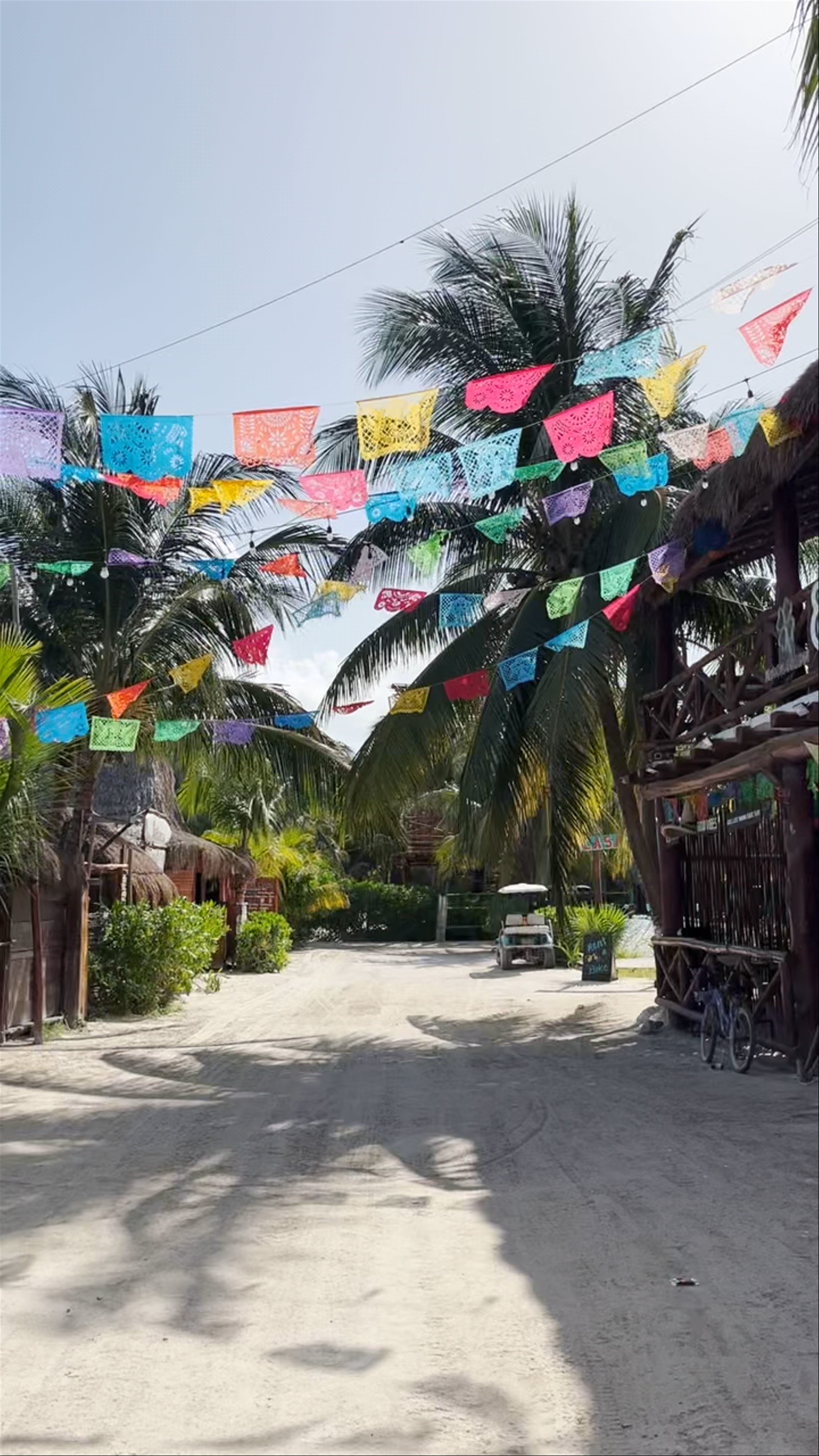 Colorful Streets of Holbox Island, Quintana Roo, Mexico