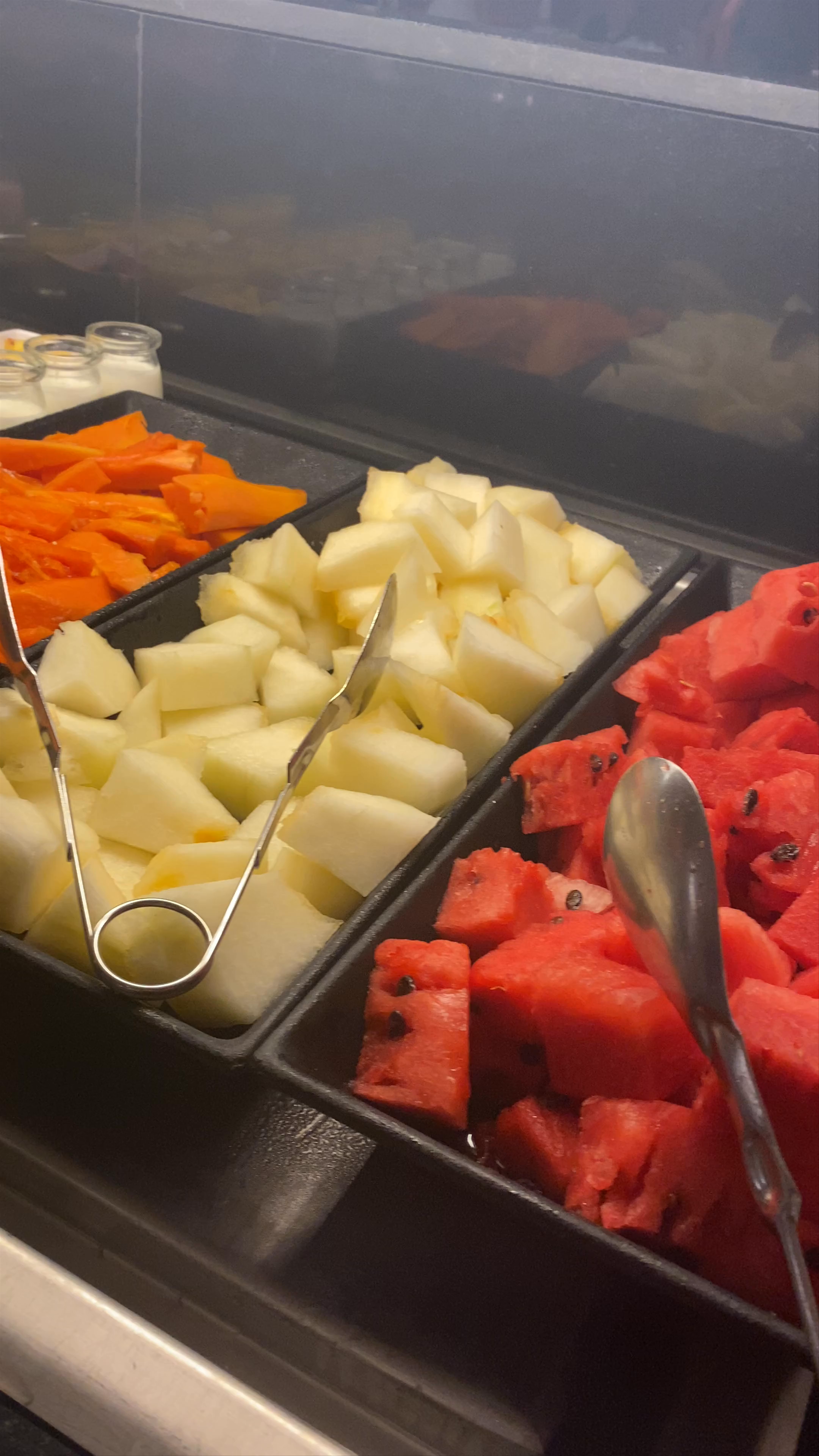 Dessert and Fresh Fruit Buffet at Hotel Riu Concordia in Playa de Palma