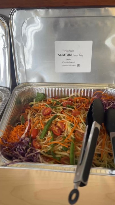 Anchalee Thai Cuisine - All the catering I ordered for a group of 10! Hella leftovers - Thai Near Me - Berkeley, California