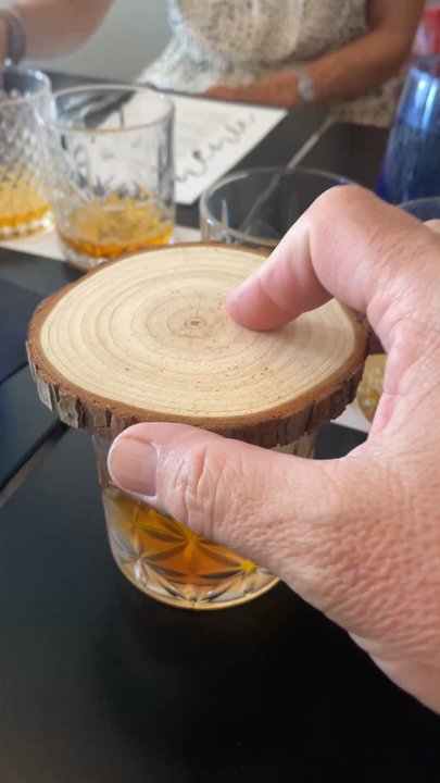 Gather - Started the evening off with a welcome drink. This was an old-fashioned made from one of the whiskeys that we were tasting this evening. - Coffee & Tea Near Me - Cape Coral, Florida