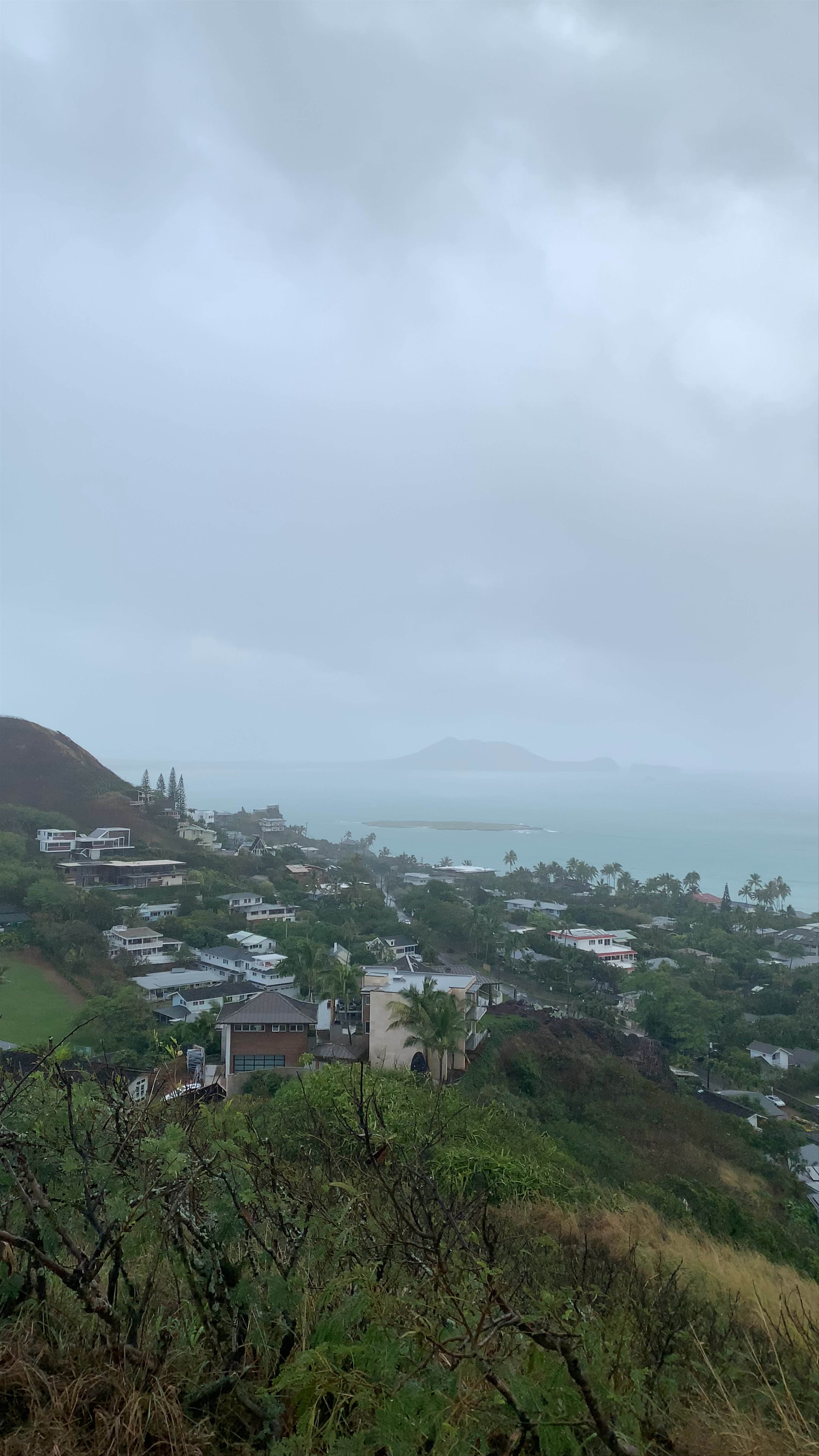 Misty Mornings at Lanikai Pillbox, Kailua, Hawaii