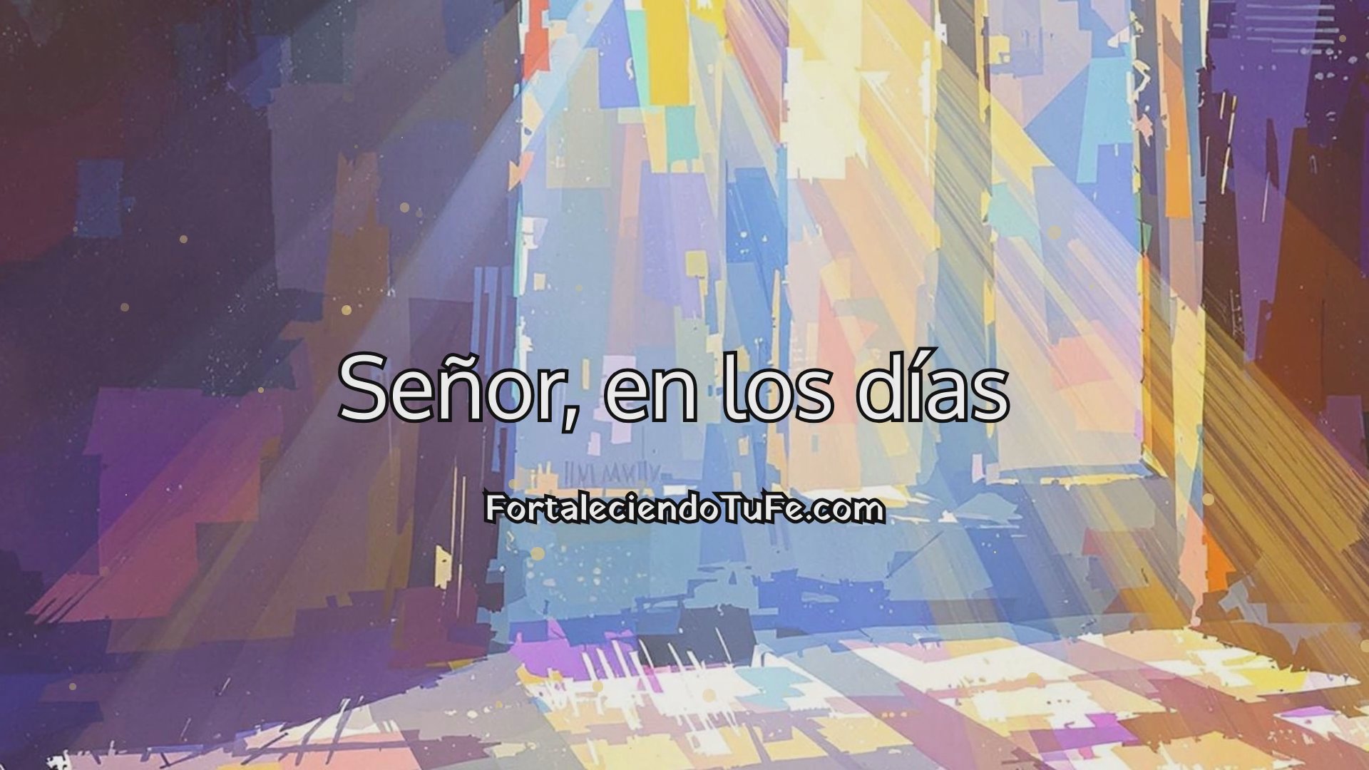 Oración para volver a la esperanza perdida