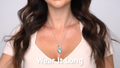 Larimar Curva Necklace