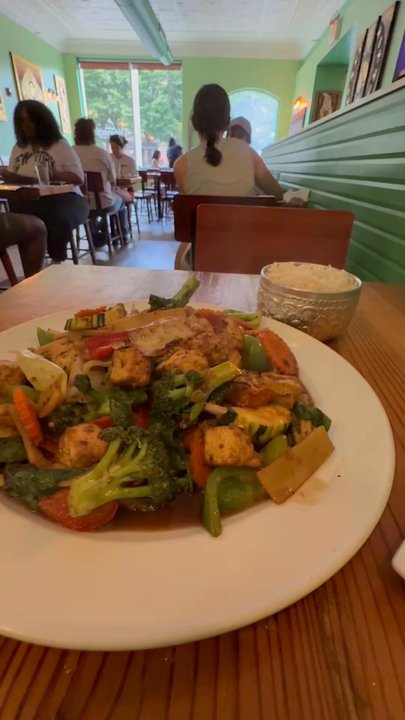 Thai Angle Restaurant - Tofu basil!!! - Thai Near Me - Durham, North Carolina