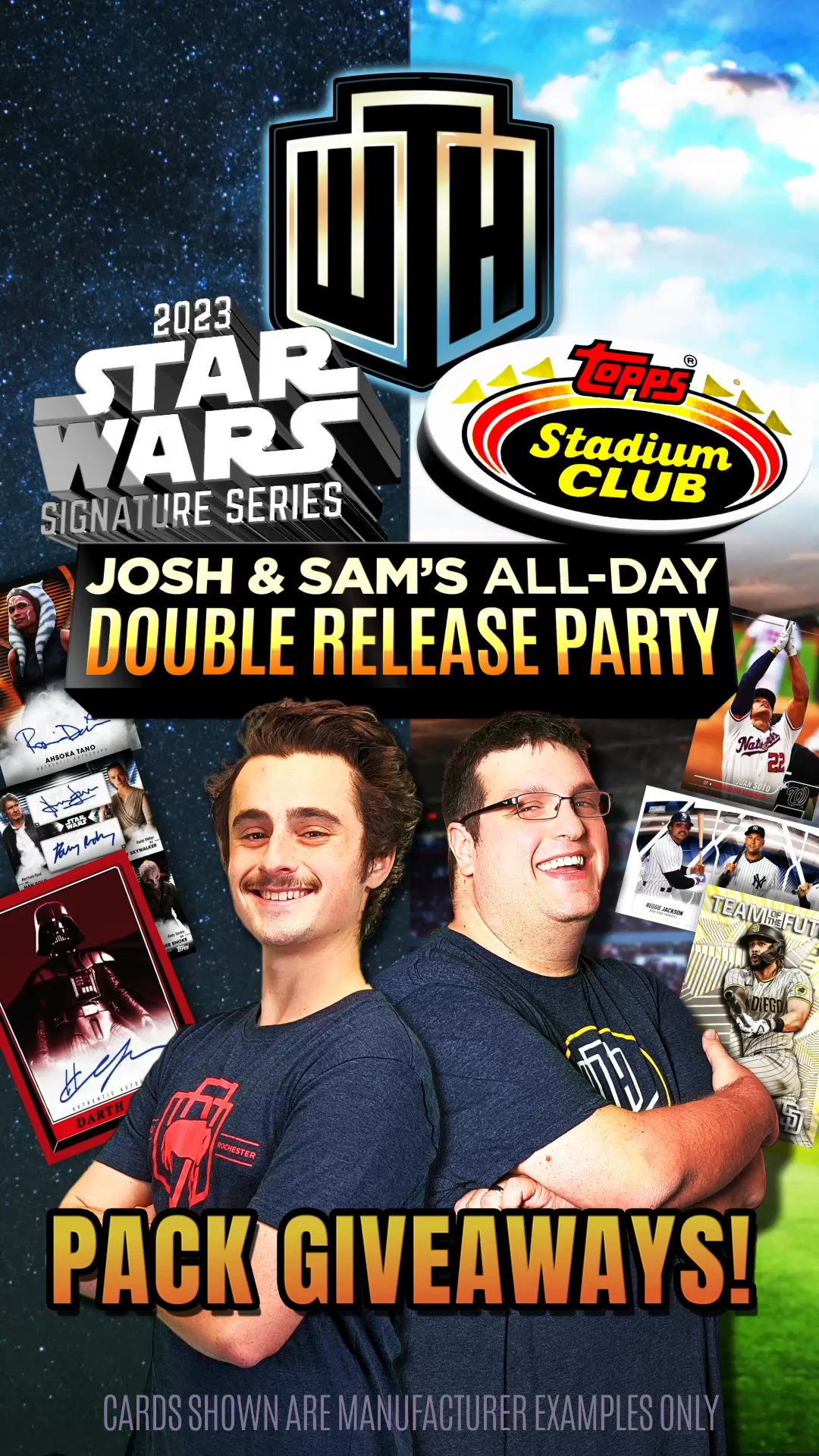 Whatnot 🎉NATE & JOSH'S STADIUM CLUB & STAR WARS RELEASE PARTY!🎉