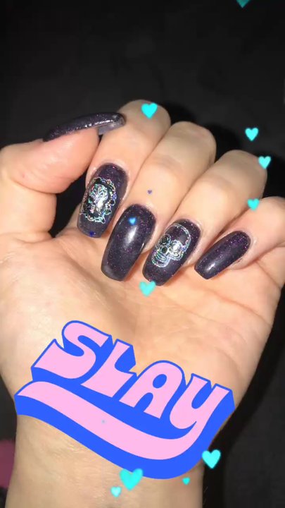 Pro Nails & Spa - Sns dip with stickers! I love this place. They always do such a great job!! - Nail Salons Near Me - Fairless Hills, Pennsylvania