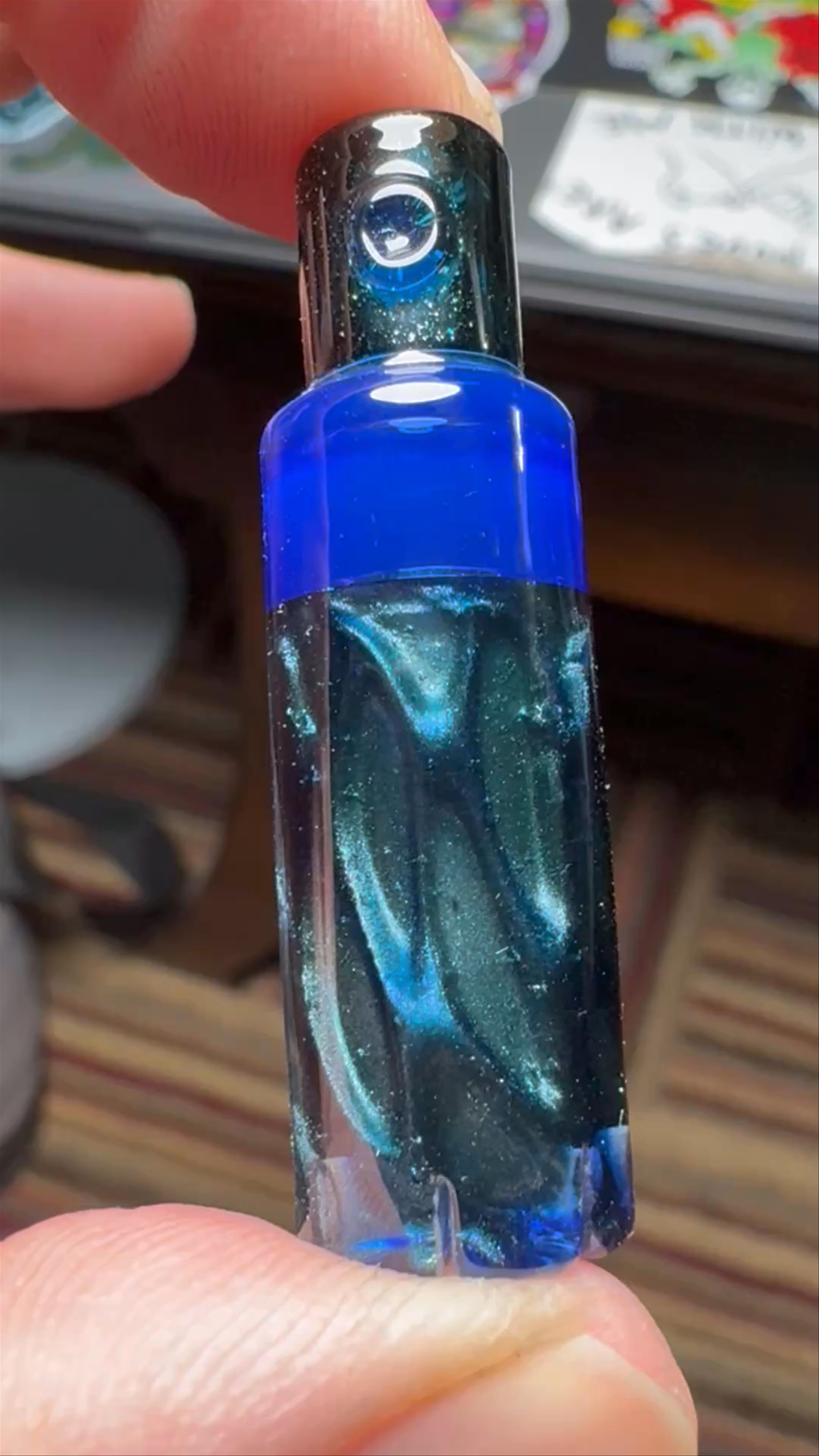 Preview pic of 13.5mm Electric Blue Velvet Spraycan Tip