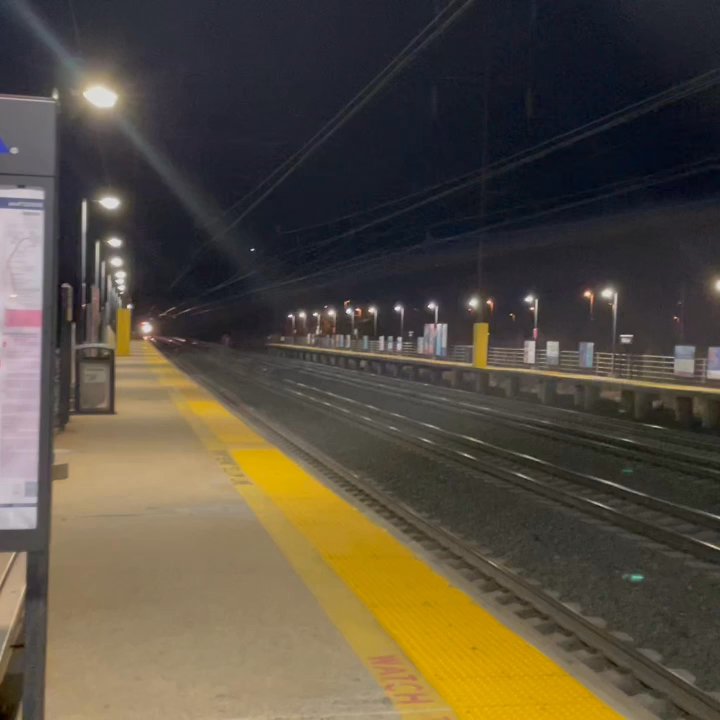 Edison Train Station - Acela Express Train Passing on the Local Track at Edison, NJ - Train Stations Near Me