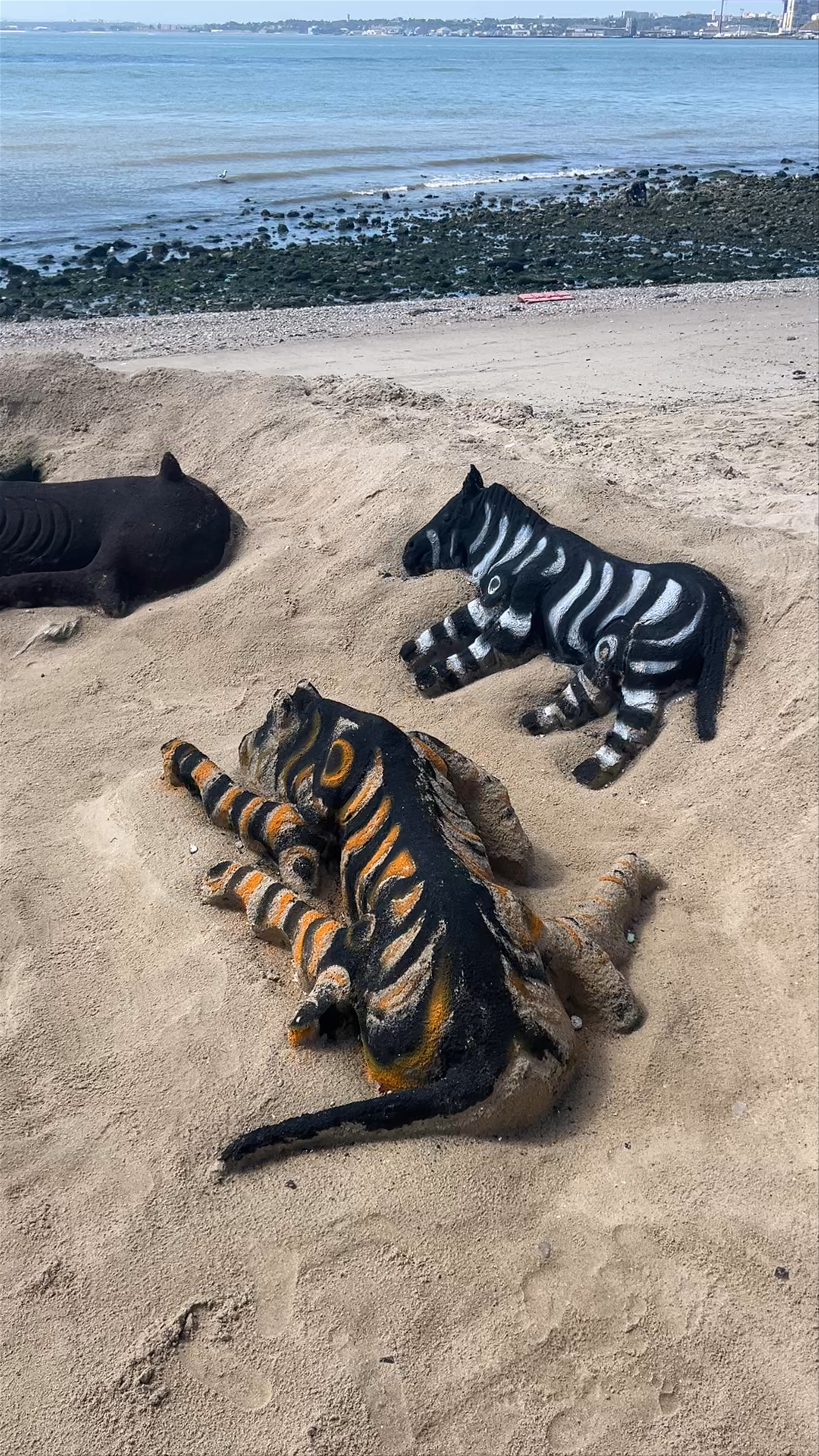 Mesmerizing Sand Animal Sculptures by Ferdy at Praça do Comércio, Lisbon