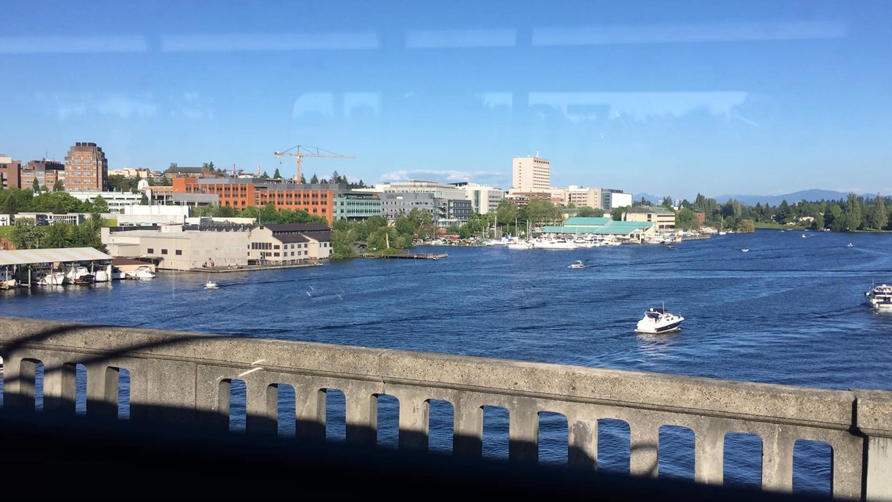 The University Bridge - View of Portage Bay - Landmarks & Historical Buildings Near Me - Seattle, Washington