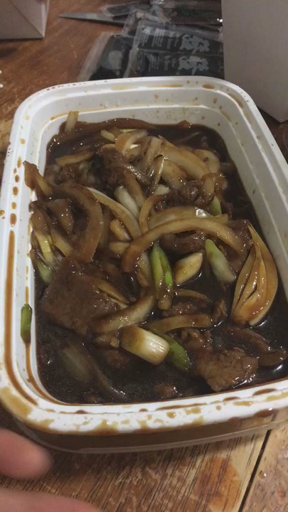 Plenty Chinese - Ordered Mongolian beef to be delivered and got this!! It's supposed to be a "large" and it's barely anything. Disappointing. - Chinese Near Me - Chicago, Illinois