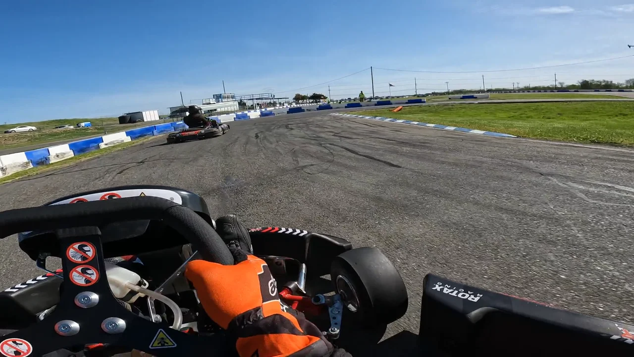Lap 4, the best lap, at the same place