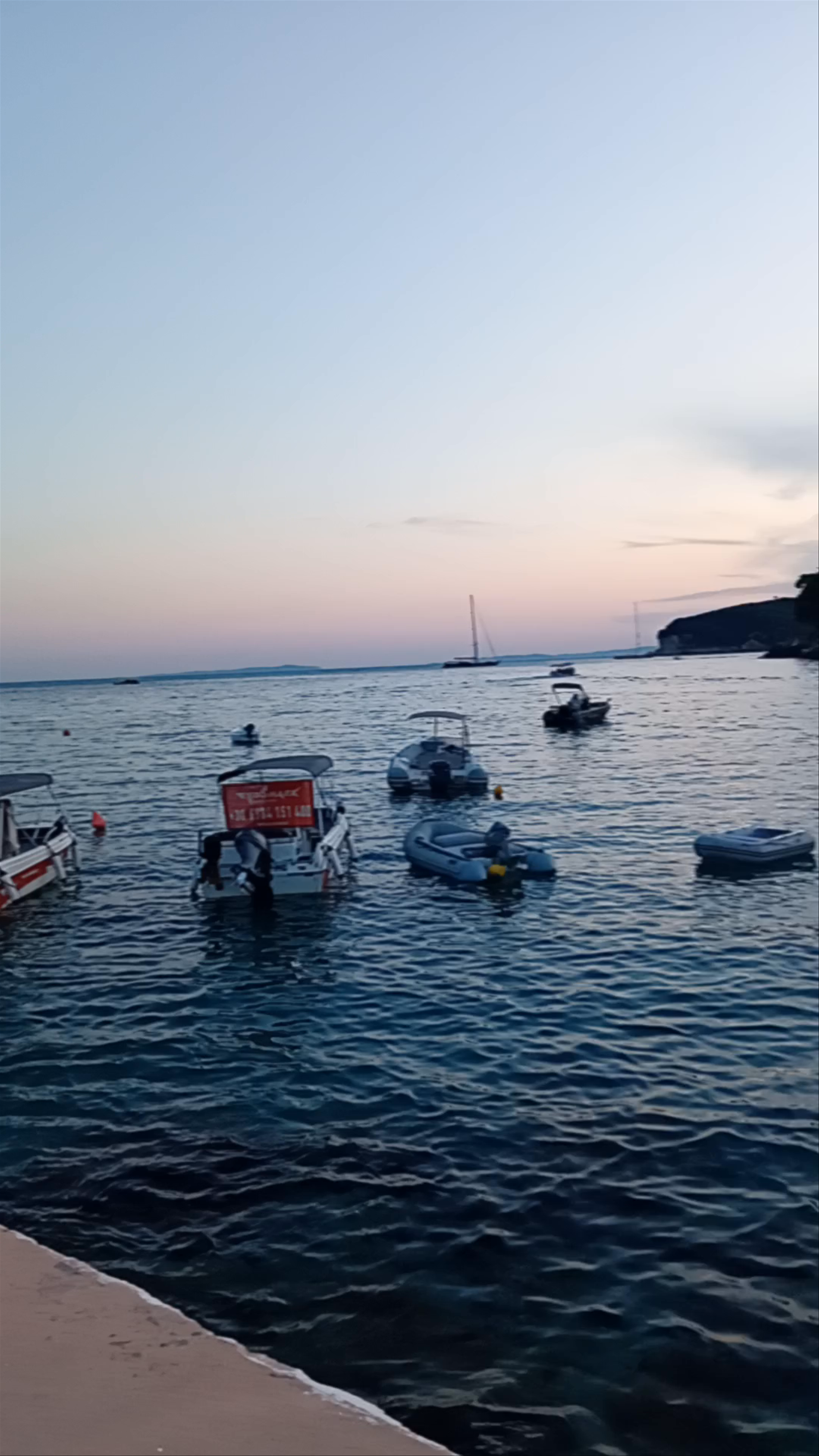 Evening Serenity at Parga Harbor, Greece