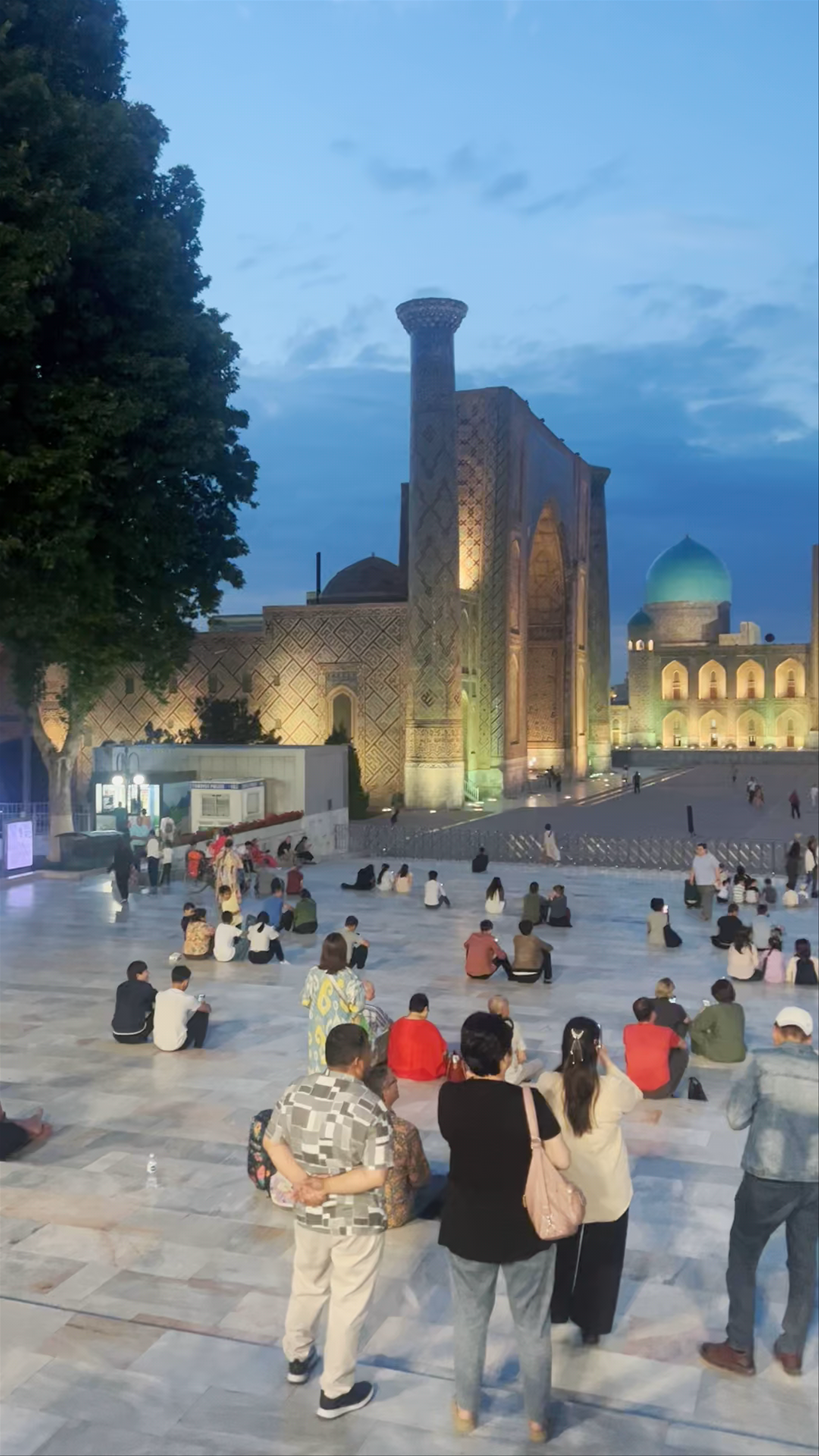 Twilight Serenity at Registan Square, Samarkand