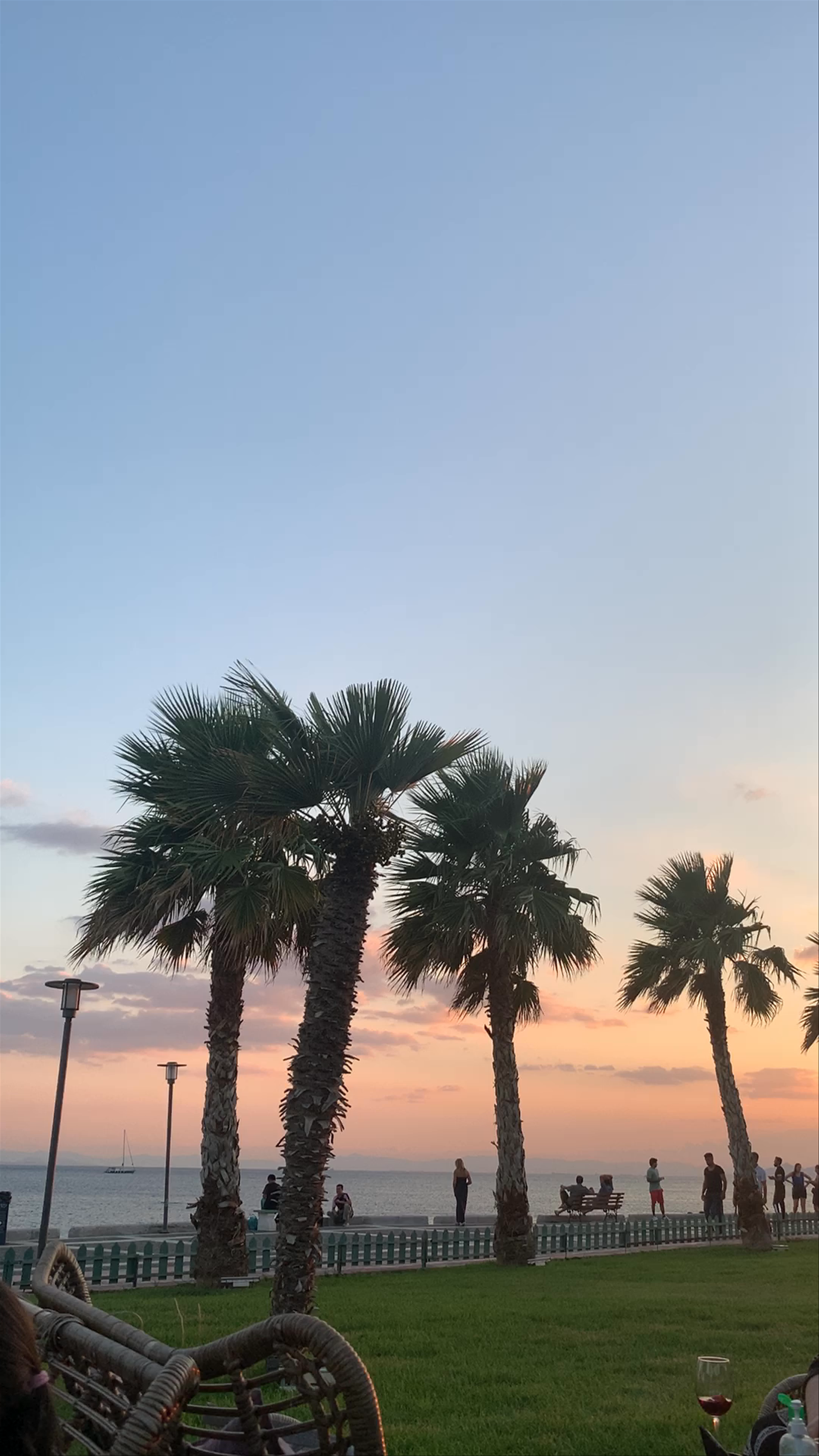 Glyfada Beach Sunset Serenity in Greece