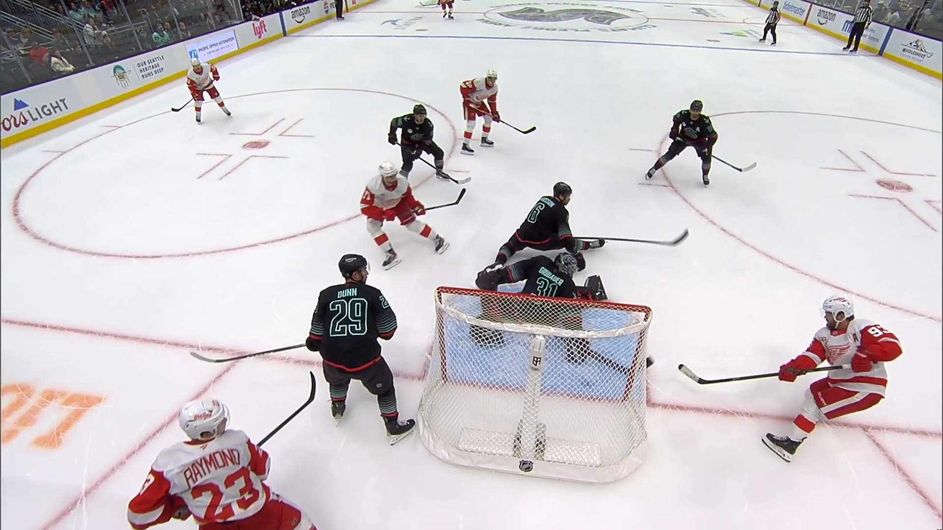 DeBrincat Ties It Late for 300th Career Goal · Oct. 20, 2026