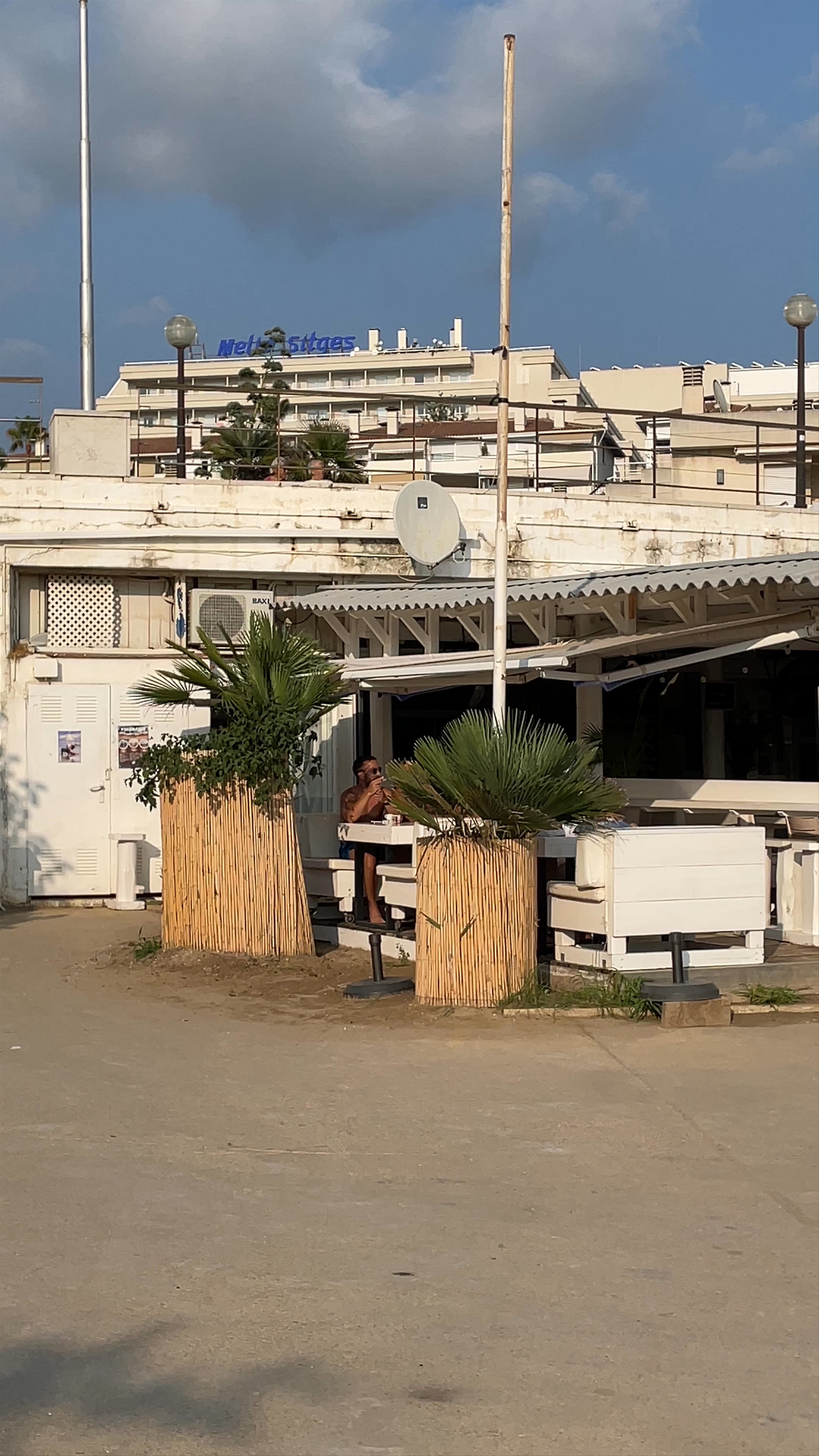 La Caleta Beachside Vibes in Sitges, Spain